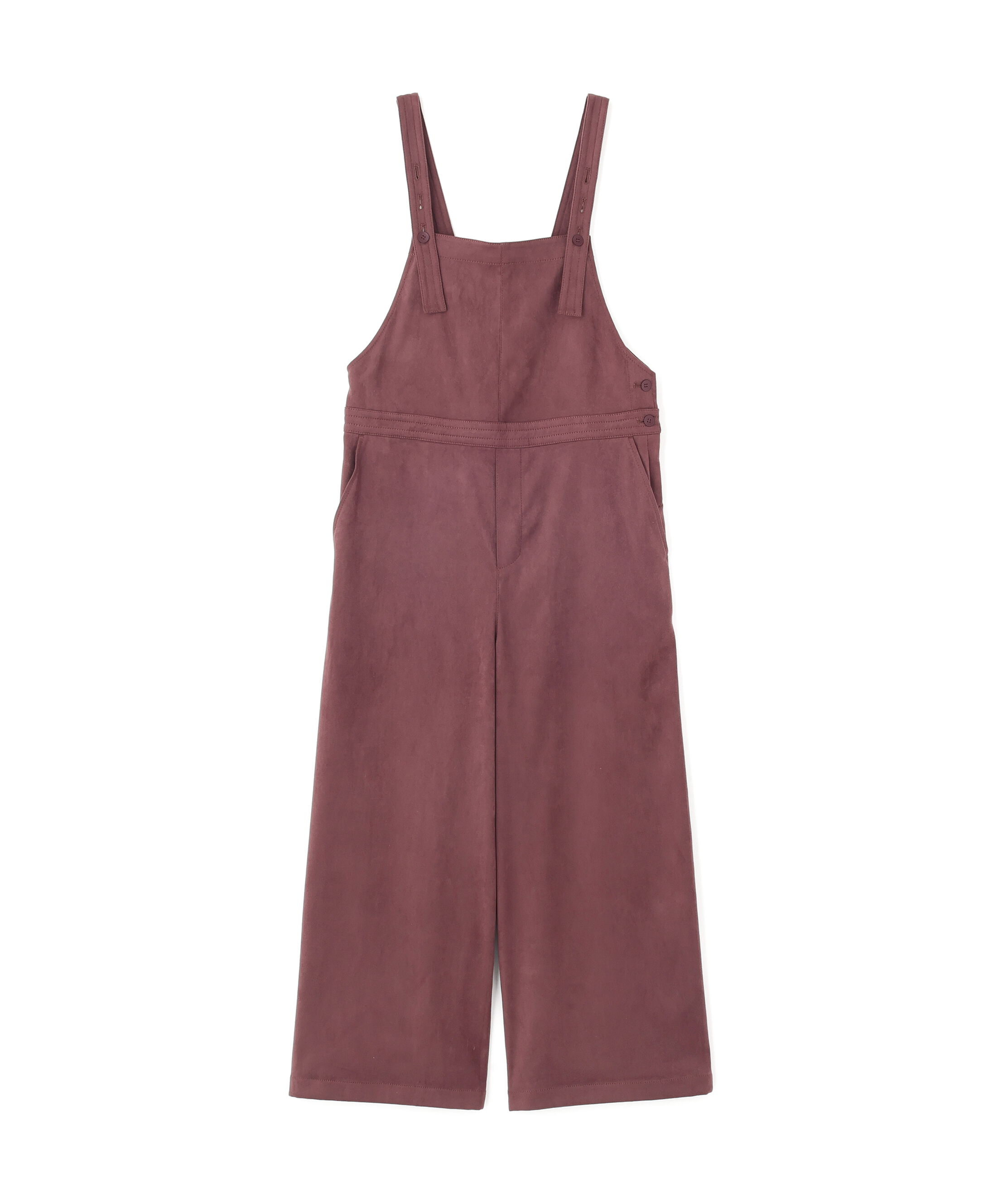  「◆ストレッチスェードオーバーオール」|ワンピース|