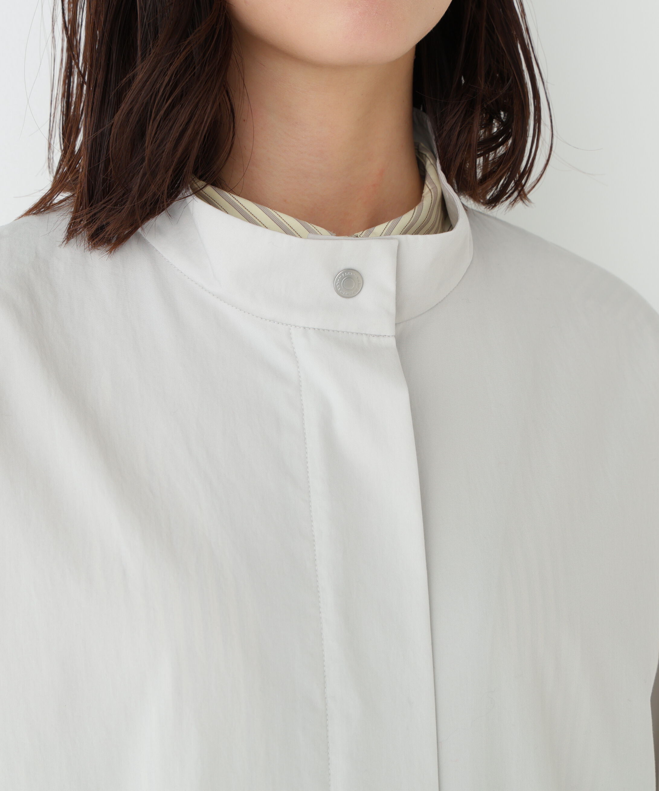  「◆《ウォッシャブル》綿ナイロンダンプスタンドカラーコート」|その他|