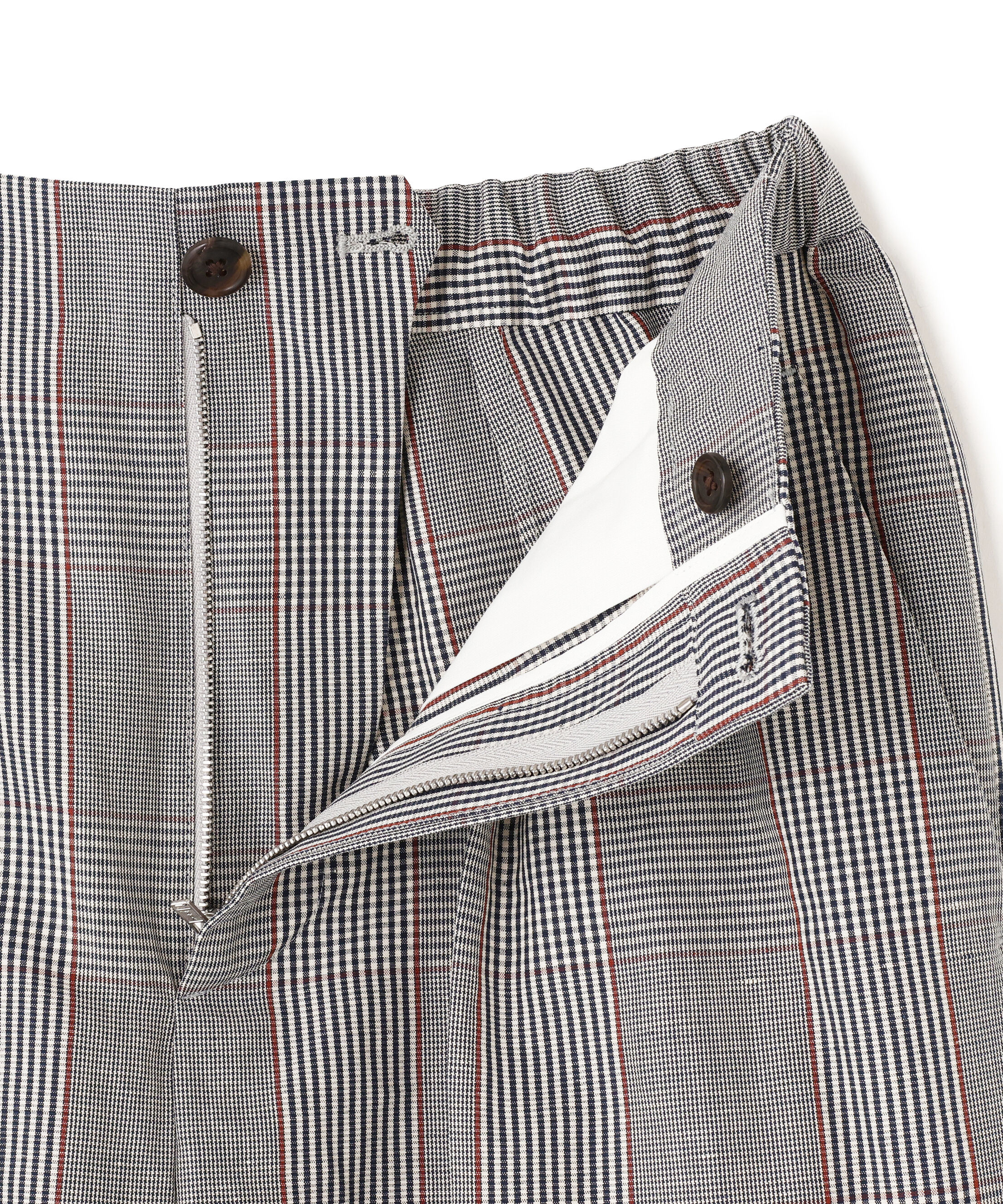  「PRINCE OF WALES CHECK COTTON LINEN TROUSERS」|その他|
