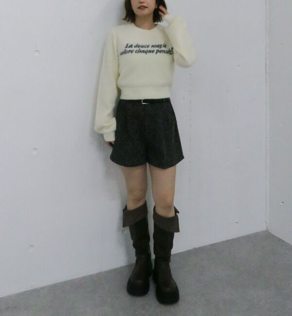 archives「フェザーロゴＪＱニットプルオーバー」|ニット・セーター|