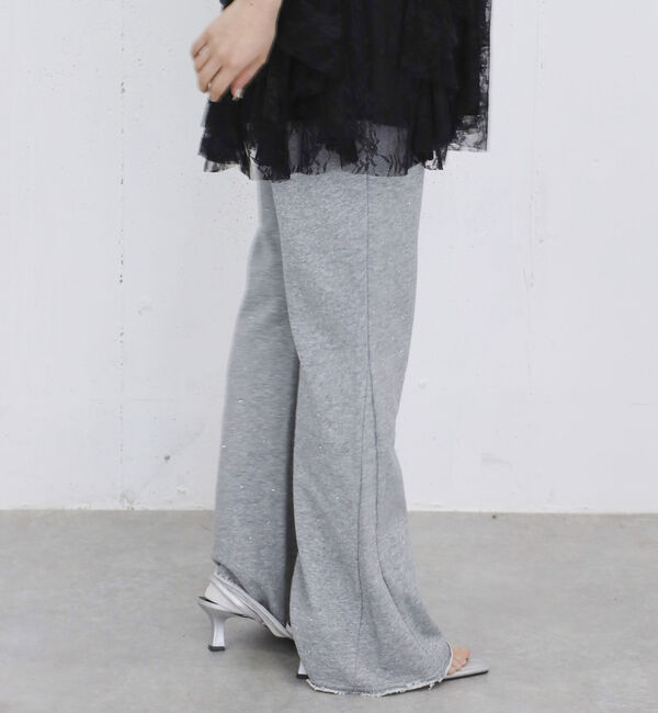 archives「ビジューセミフレアスウェットパンツ」|チノ|