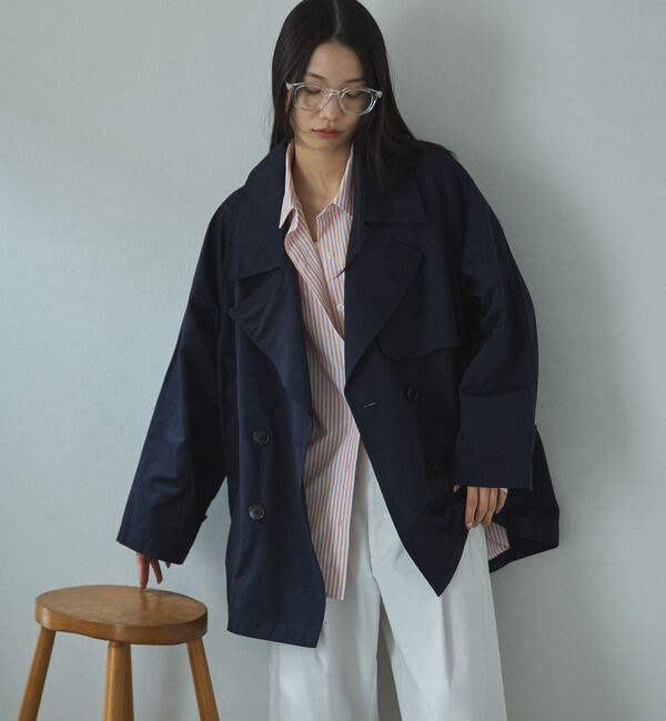 Doux archives「ミドルトレンチコート」|トレンチコート|