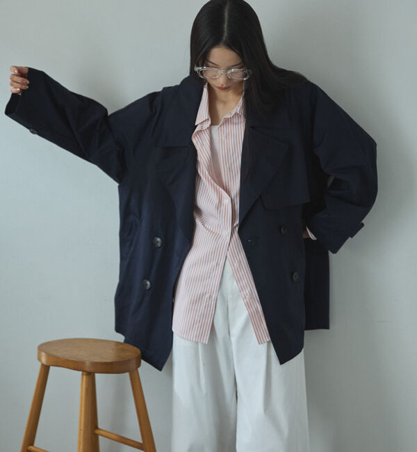 Doux archives「ミドルトレンチコート」|トレンチコート|