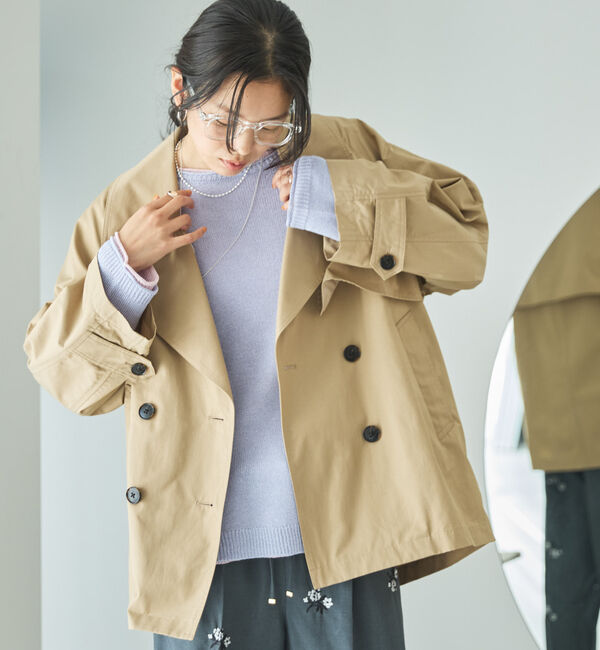 Doux archives「ミドルトレンチコート」|トレンチコート|