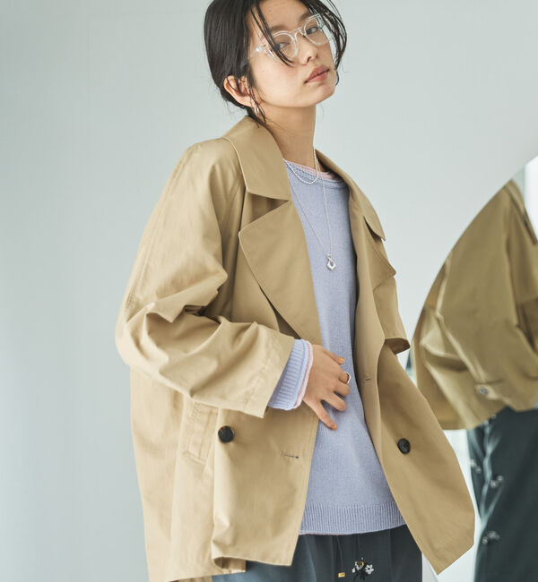 Doux archives「ミドルトレンチコート」|トレンチコート|
