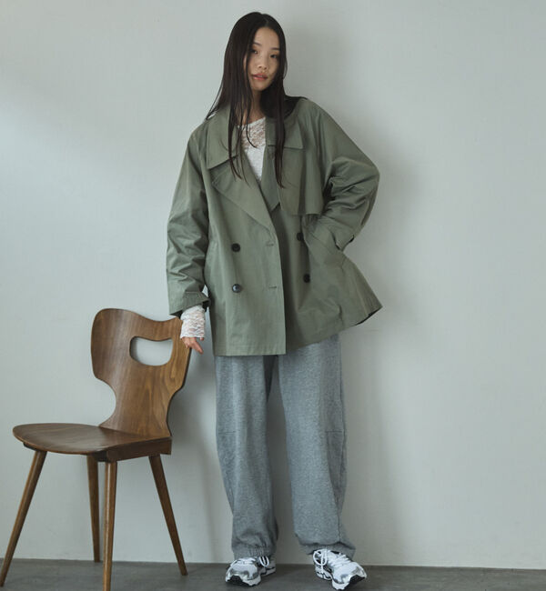 Doux archives「ミドルトレンチコート」|トレンチコート|