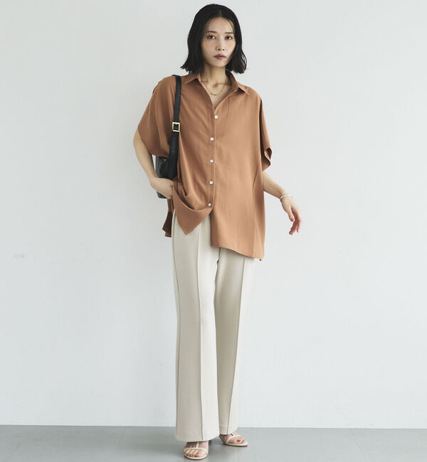 Doux archives「多機能センターシームソフトリブパンツ」|チノ|