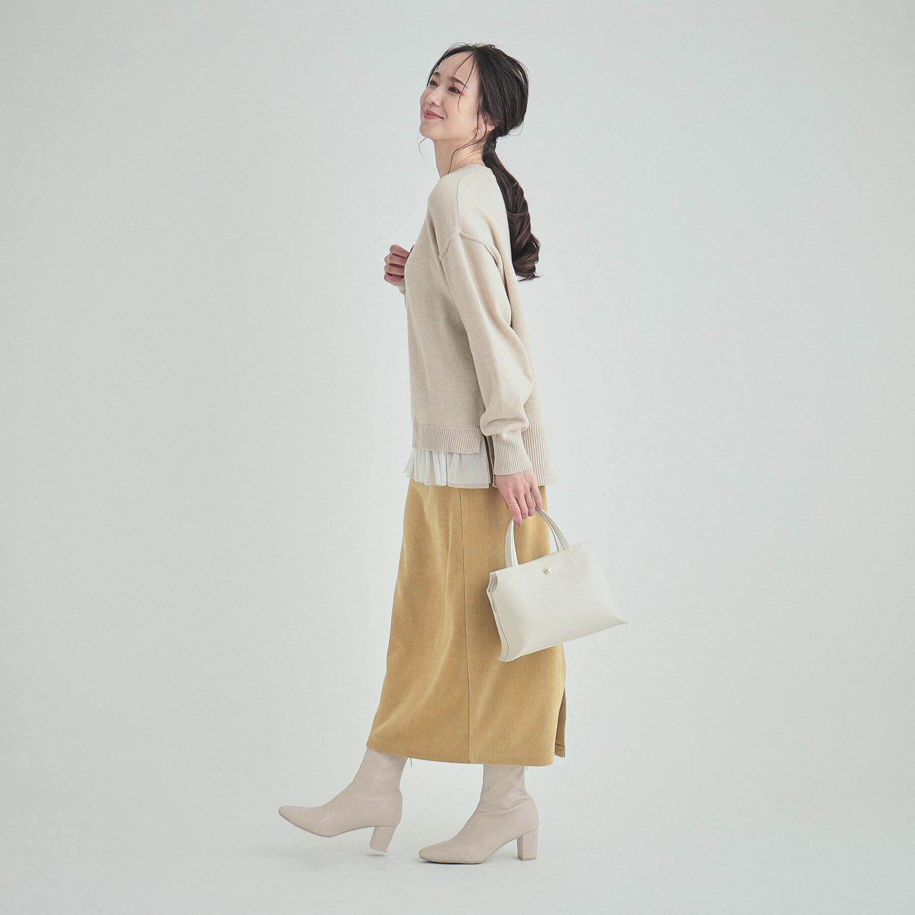 SHOO･LA･RUE「【セレモニー/2WAY】三層ミニトートバッグ」|トートバッグ|