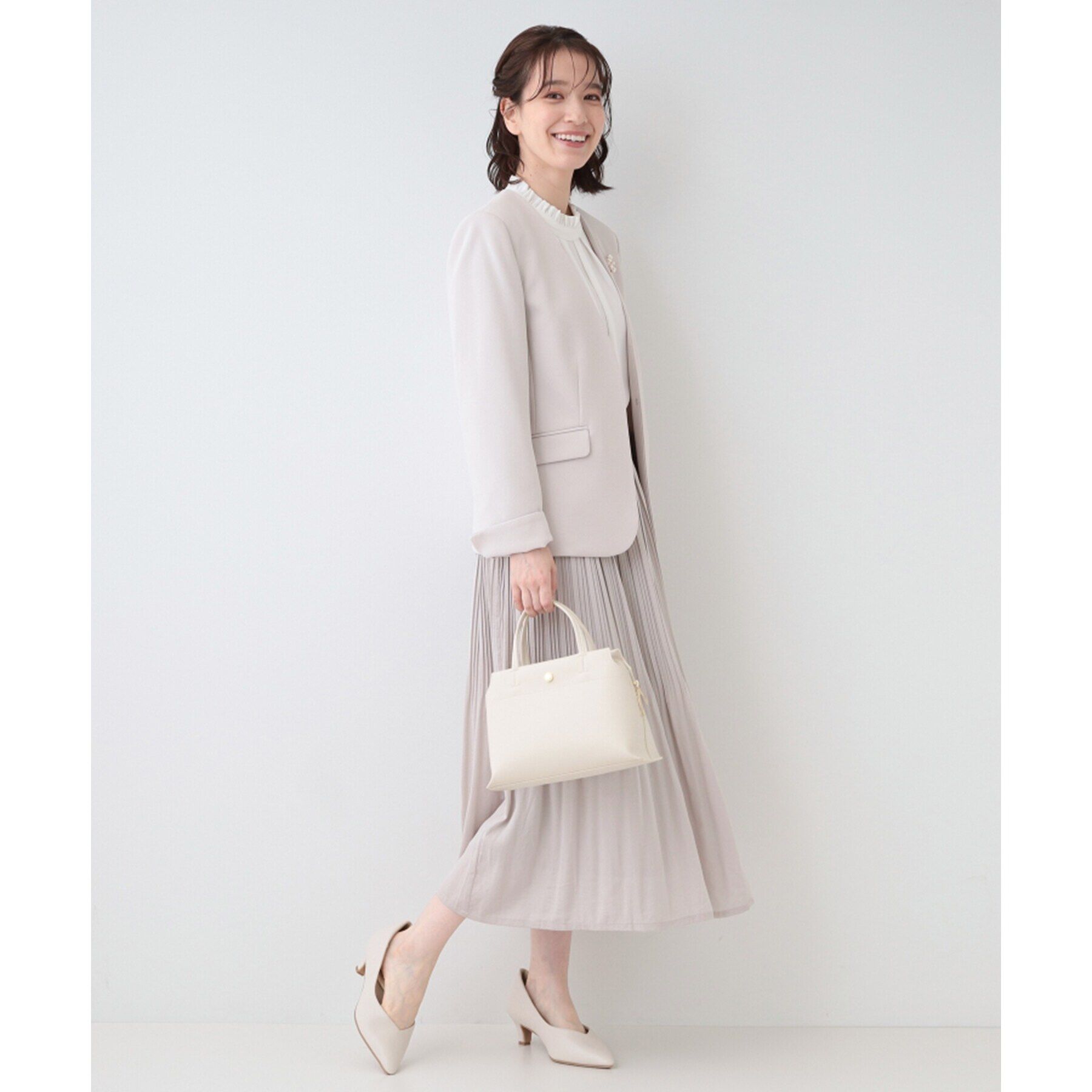 SHOO･LA･RUE「【セレモニー/2WAY】三層ミニトートバッグ」|トートバッグ|