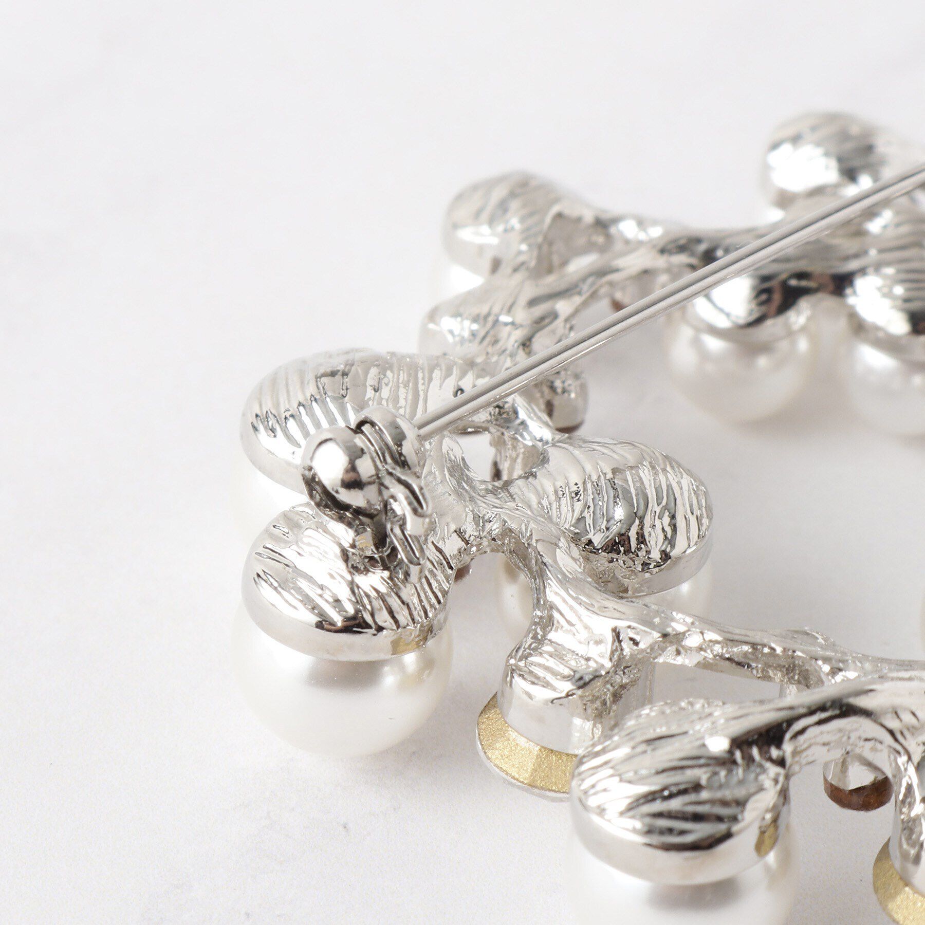 SHOO･LA･RUE「【セレモニー】ビジュー使いがエレガント アソートブローチ」|ブローチ・コサージュ|