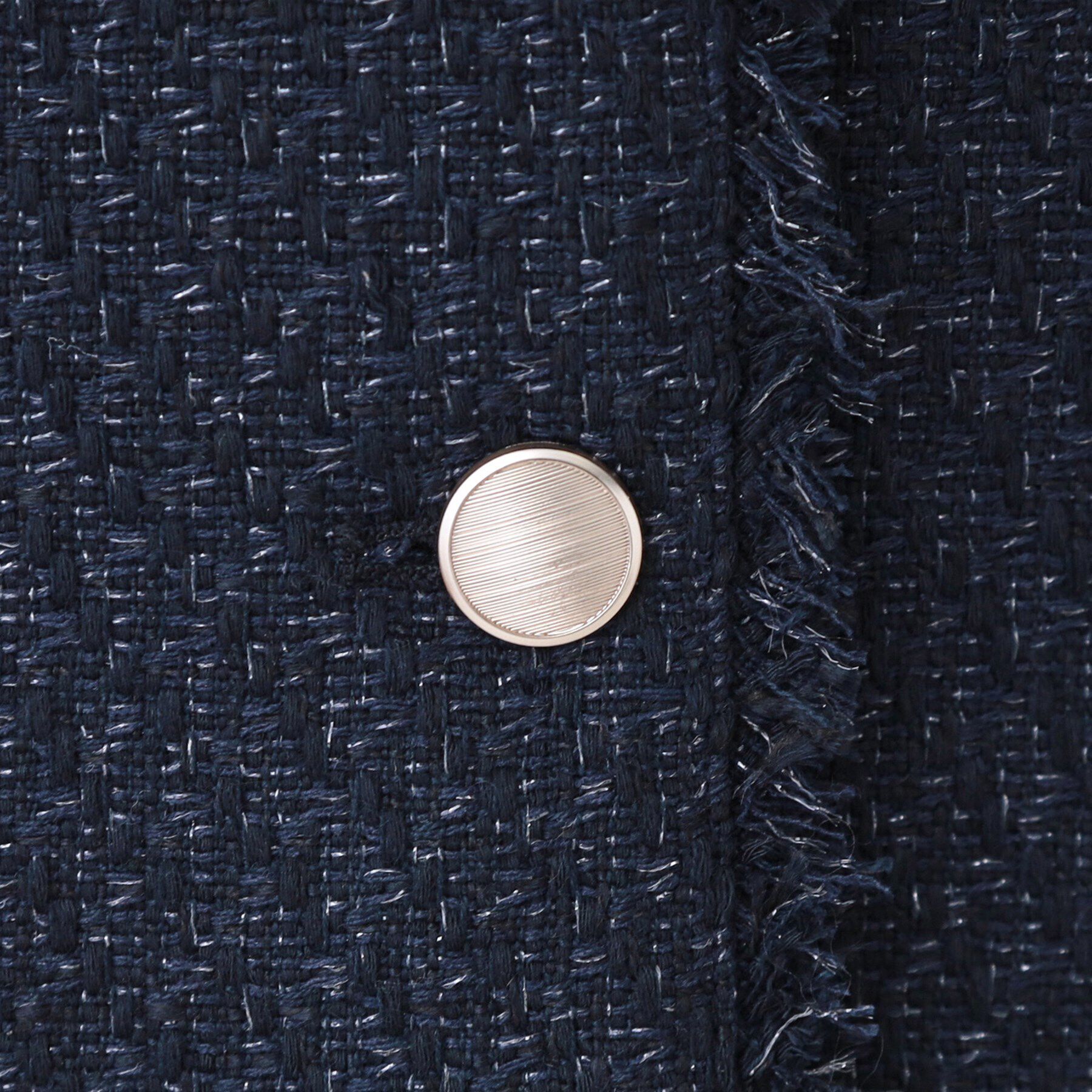 SHOO･LA･RUE「【セレモニーからデイリーまで】フリンジ ツイードジレ」|ベスト・ジレ|