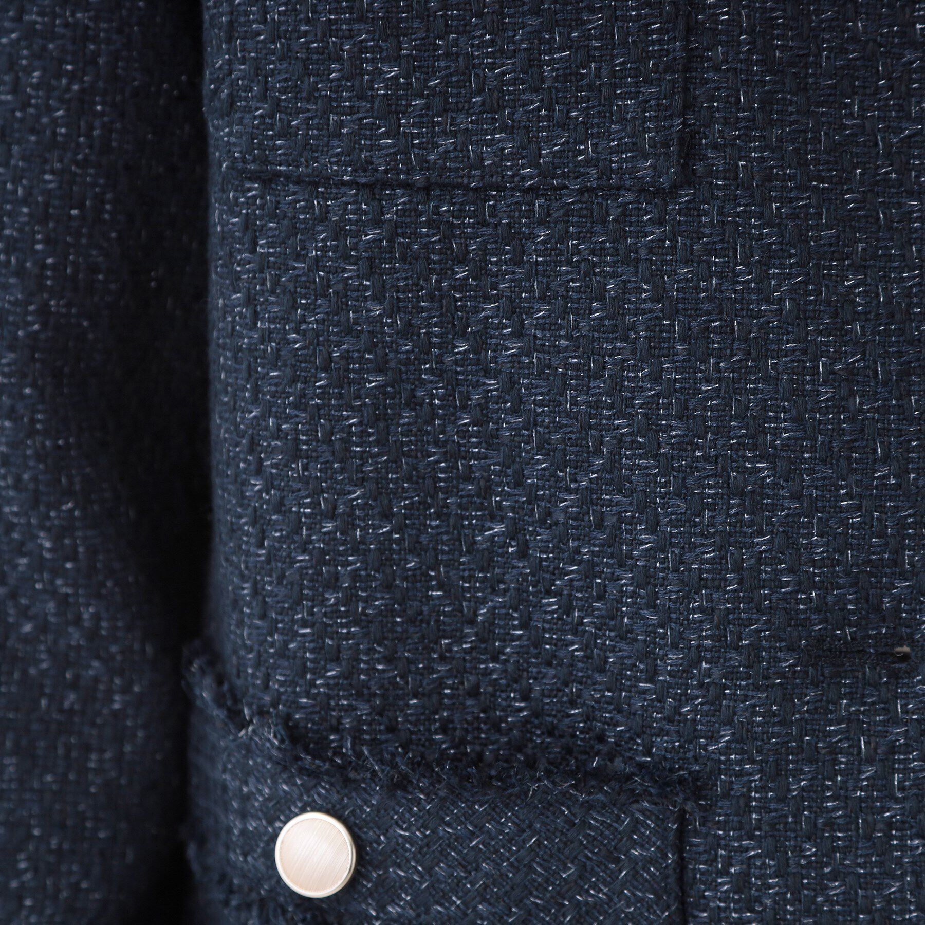 SHOO･LA･RUE「【S-3L/セレモニーからデイリーまで】フリンジツイードジャケット」|ノーカラージャケット|