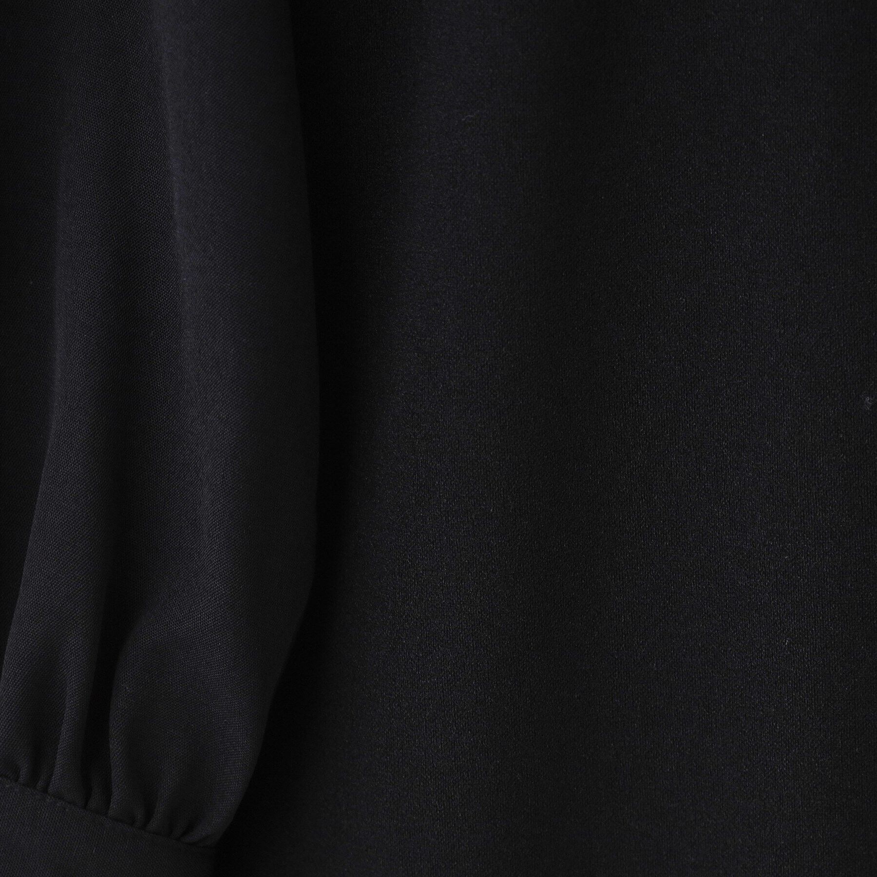 SHOO･LA･RUE「【S-3L/お袖デザイン2WAY】異素材ドッキングワンピース」|ワンピース|