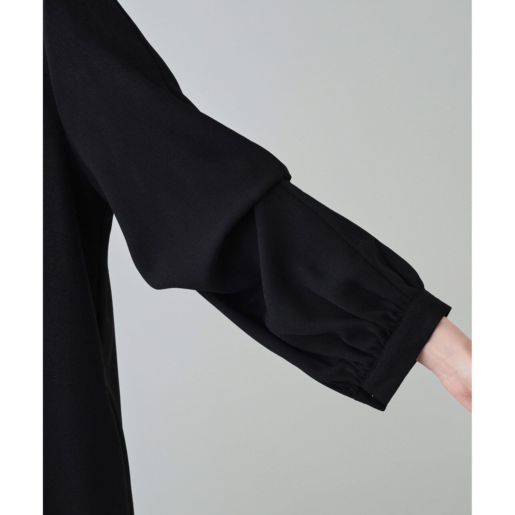 SHOO･LA･RUE「【S-3L/お袖デザイン2WAY】異素材ドッキングワンピース」|ワンピース|