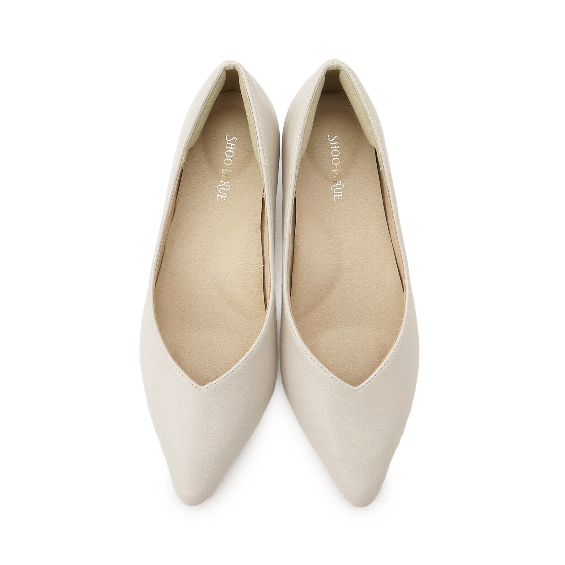 SHOO･LA･RUE「【通勤/セレモニー】Vカットデザインで足が美しく見える ベーシック5cmパンプス」|パンプス|