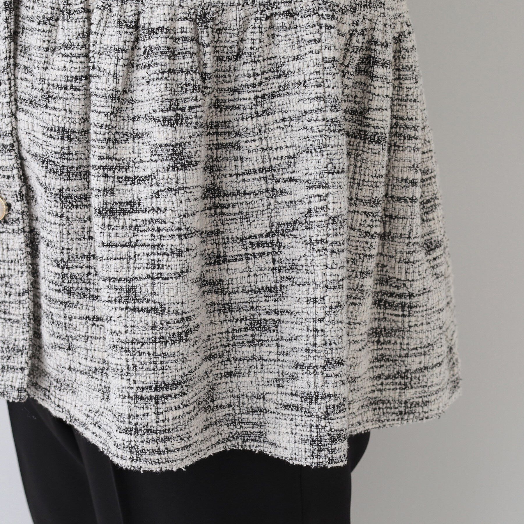 SHOO･LA･RUE「カットツイードペプラムジレ」|ベスト・ジレ|