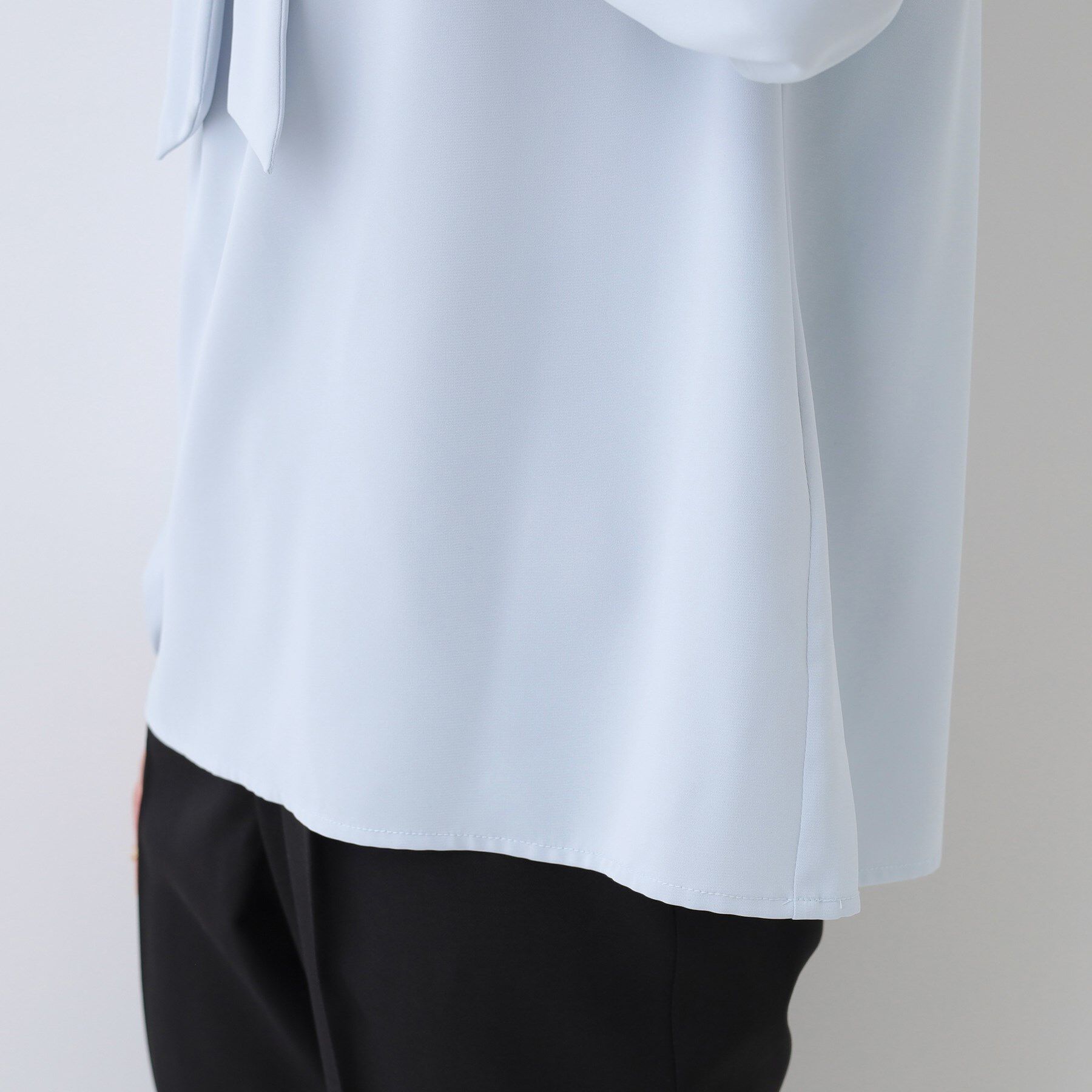 SHOO･LA･RUE「イージーケア ボウタイブラウス」|シャツ・ブラウス|