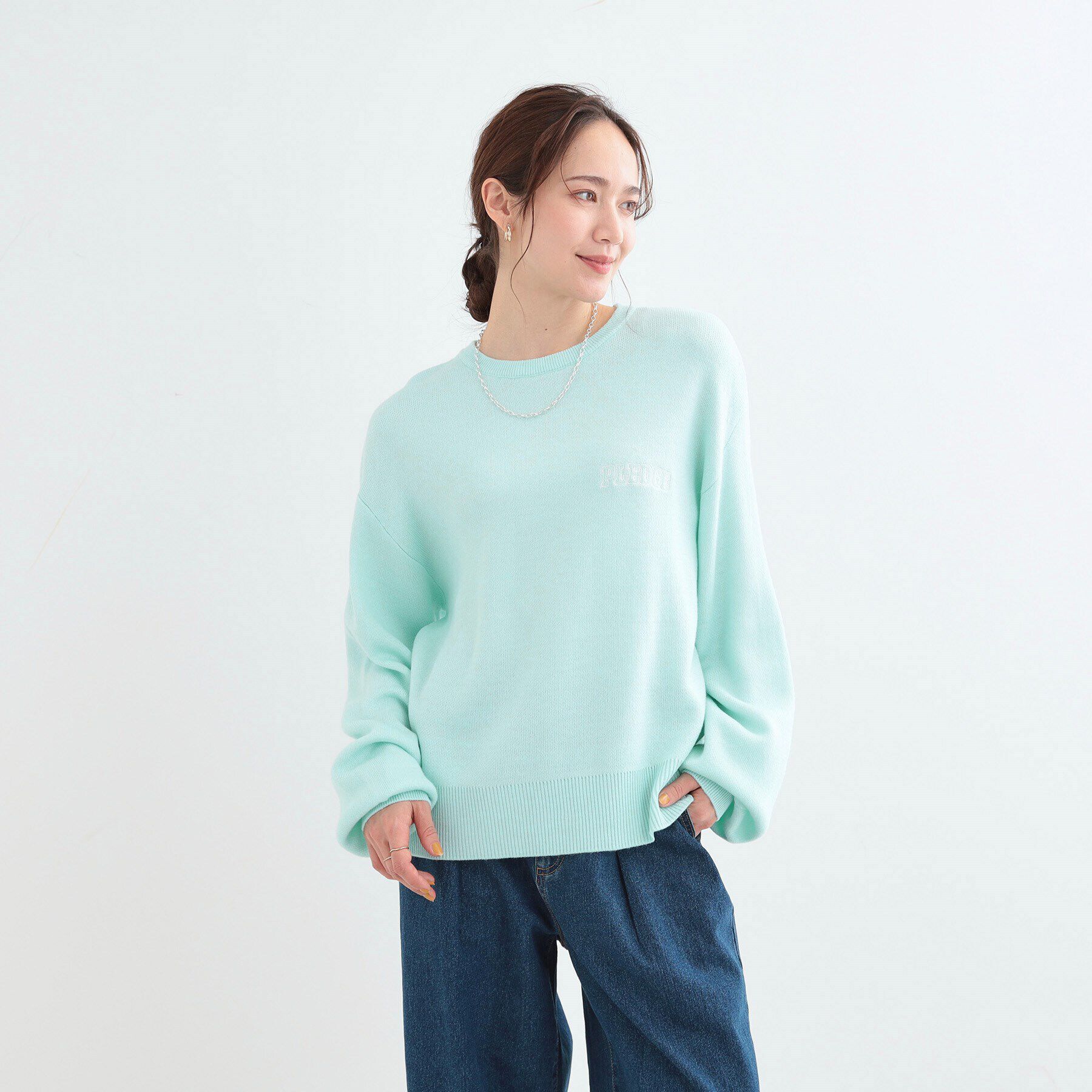 SHOO･LA･RUE「【S-LL】刺繍＆ジャカード 柄アソートニット」|ニット・セーター|