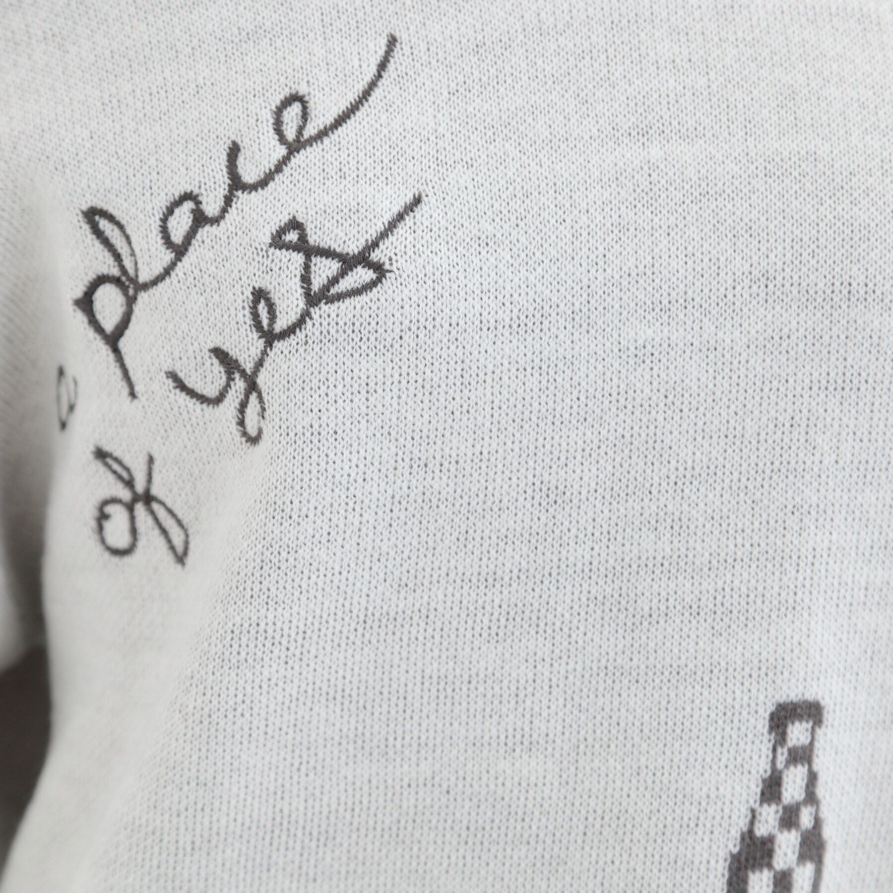 SHOO･LA･RUE「【S-LL】刺繍＆ジャカード 柄アソートニット」|ニット・セーター|