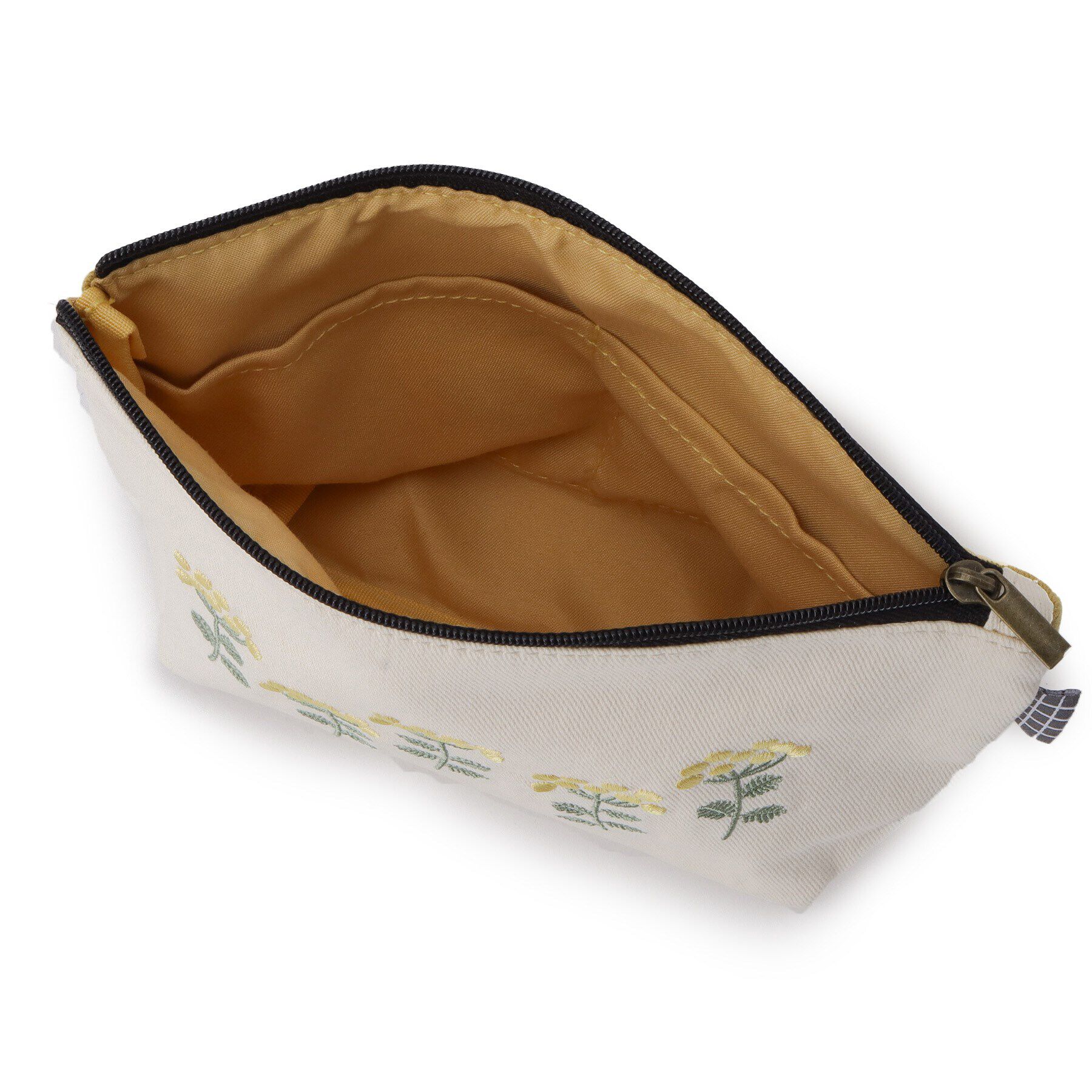 SHOO･LA･RUE「フラワー刺繍舟型ポーチ」|ポーチ|