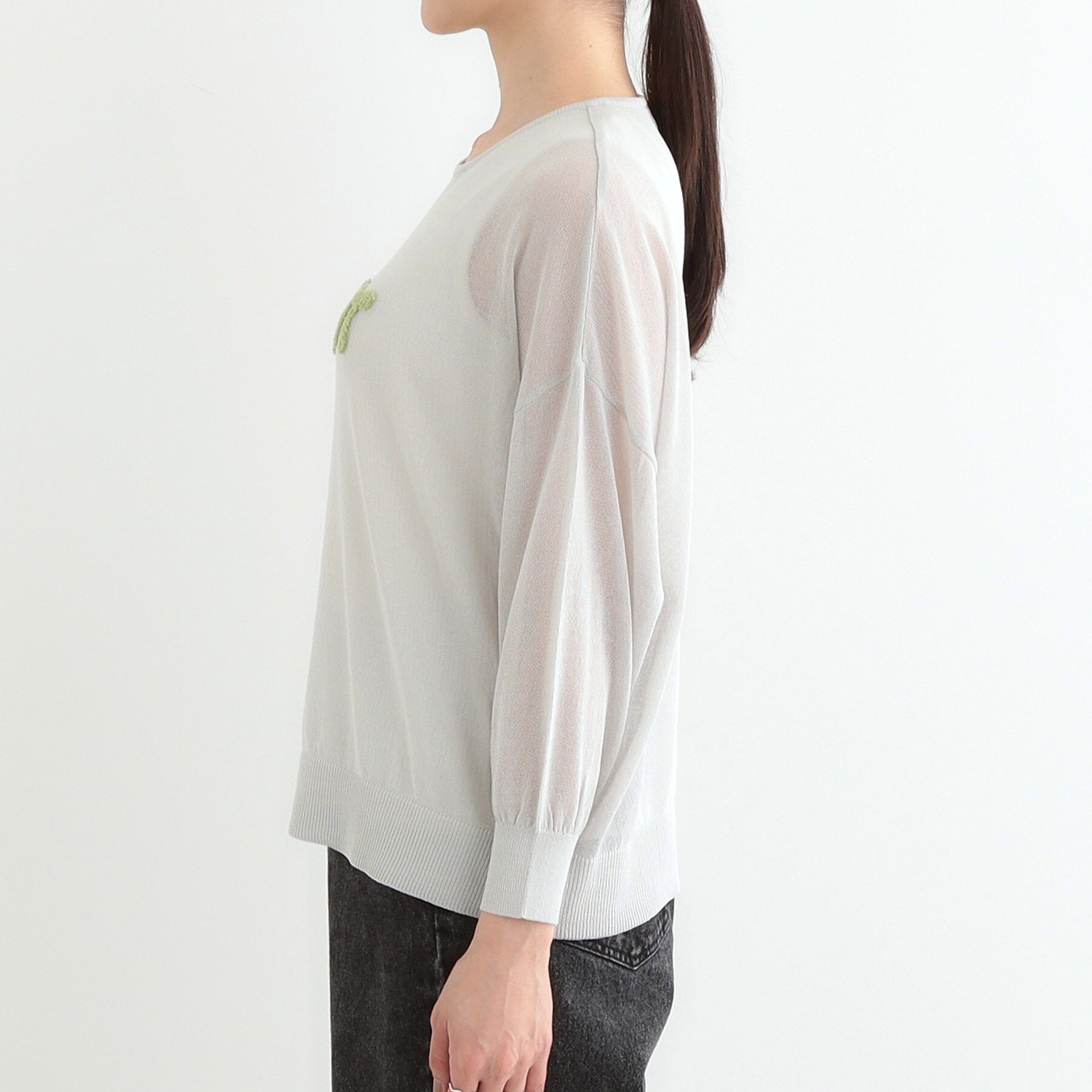 SHOO･LA･RUE「【S-LL】アソートロゴサマーニット」|ニット・セーター|