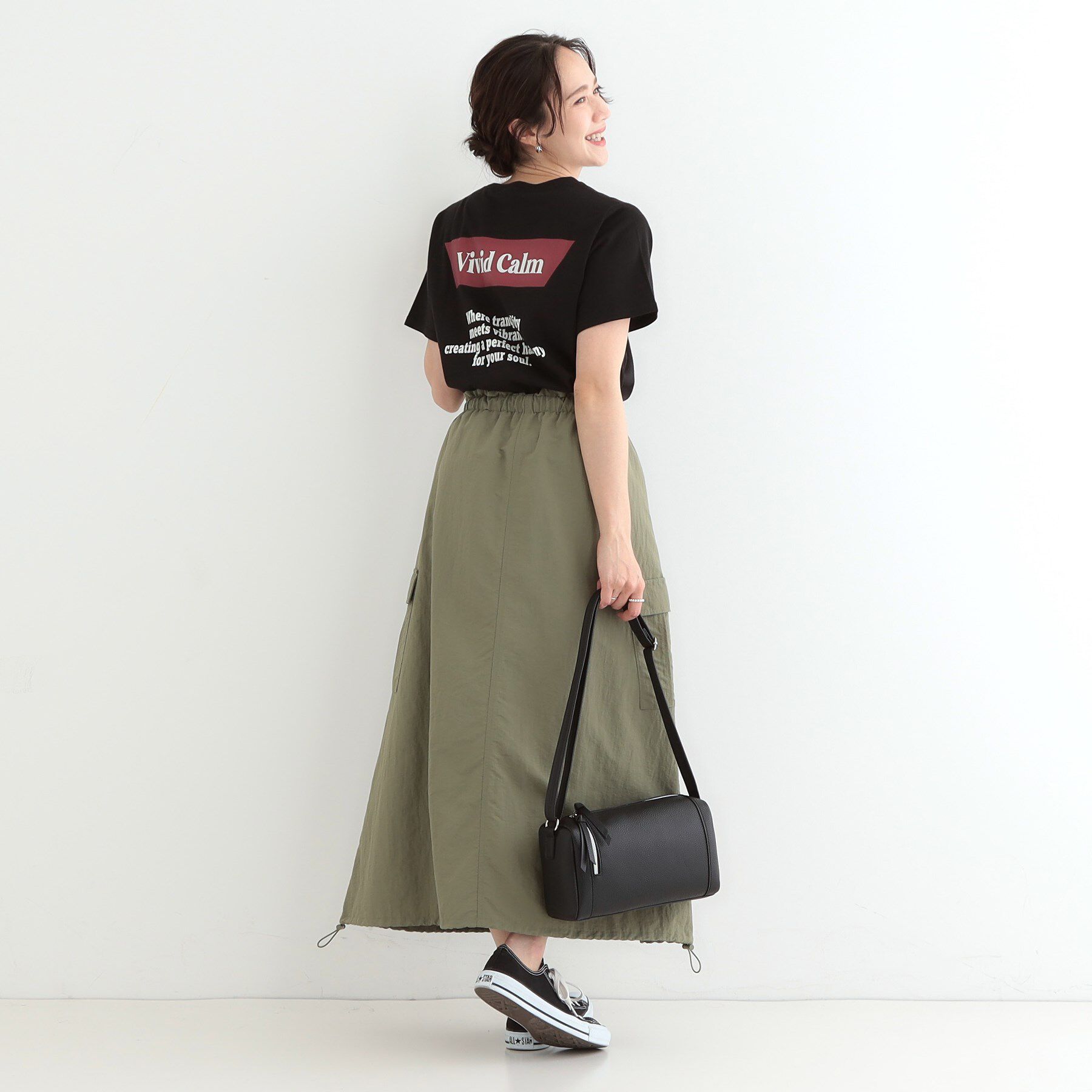 SHOO･LA･RUE「【洗える/S-LL】選べる4柄 プリントアソート ベーシックTシャツ」|Tシャツ・カットソー|