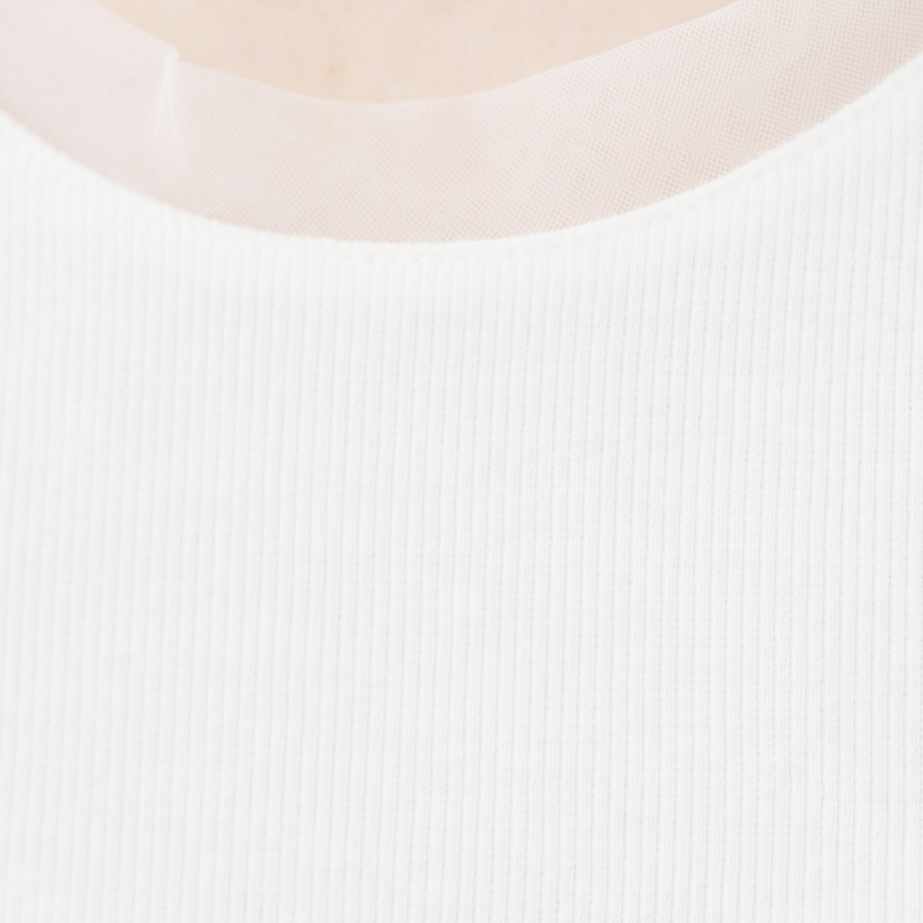 SHOO･LA･RUE「【洗える/S-LL】シアーネックがこなれ見え リブタンクトップ」|Tシャツ・カットソー|