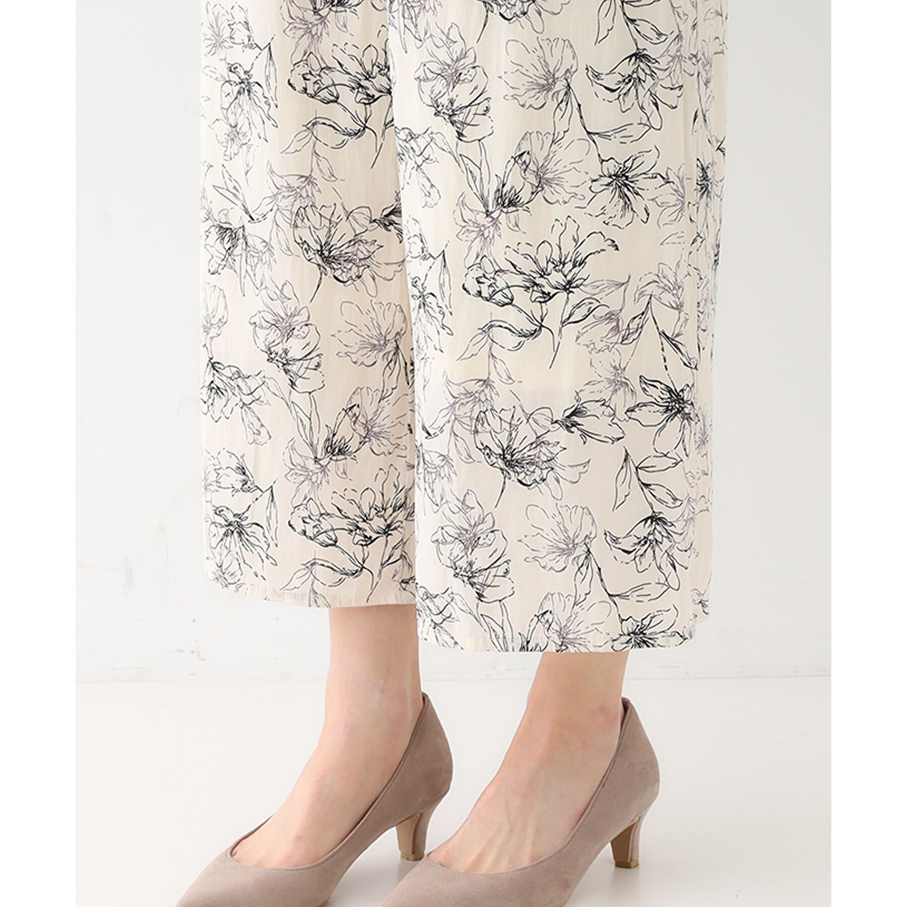 SHOO･LA･RUE「【高レビュー/着丈選べる】さらり柔らか マットサテンワイドパンツ」|その他|