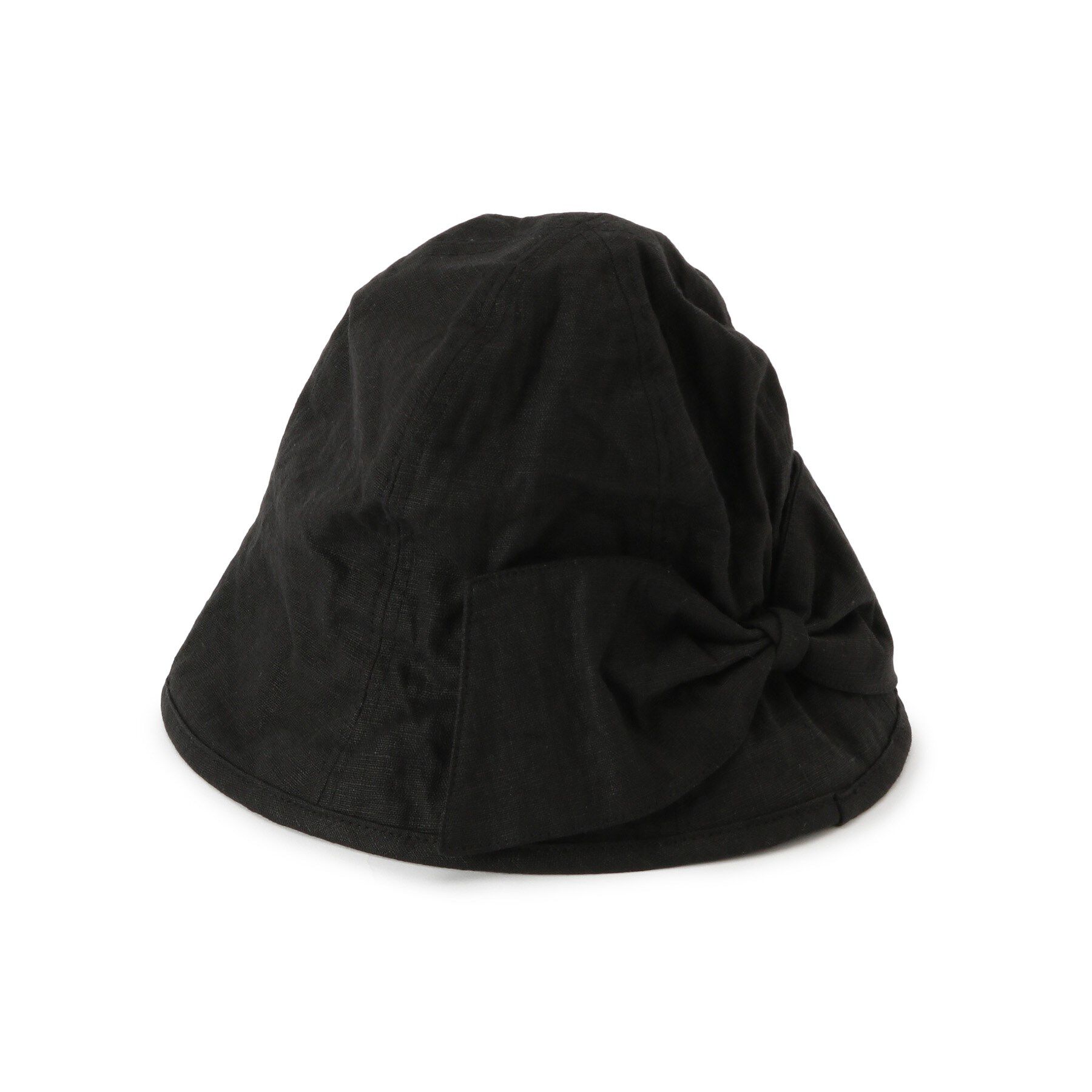 SHOO･LA･RUE「【UVカット】バックリボンハット」|ハット|ブラック(019)