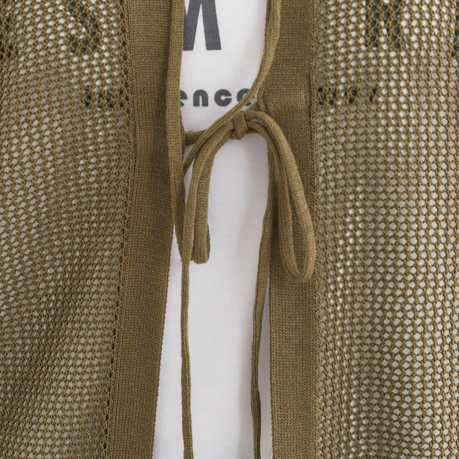 SHOO･LA･RUE「【S-LL/2点セット】前後2WAYで着られるメッシュニット＋ロゴTシャツ」|その他|