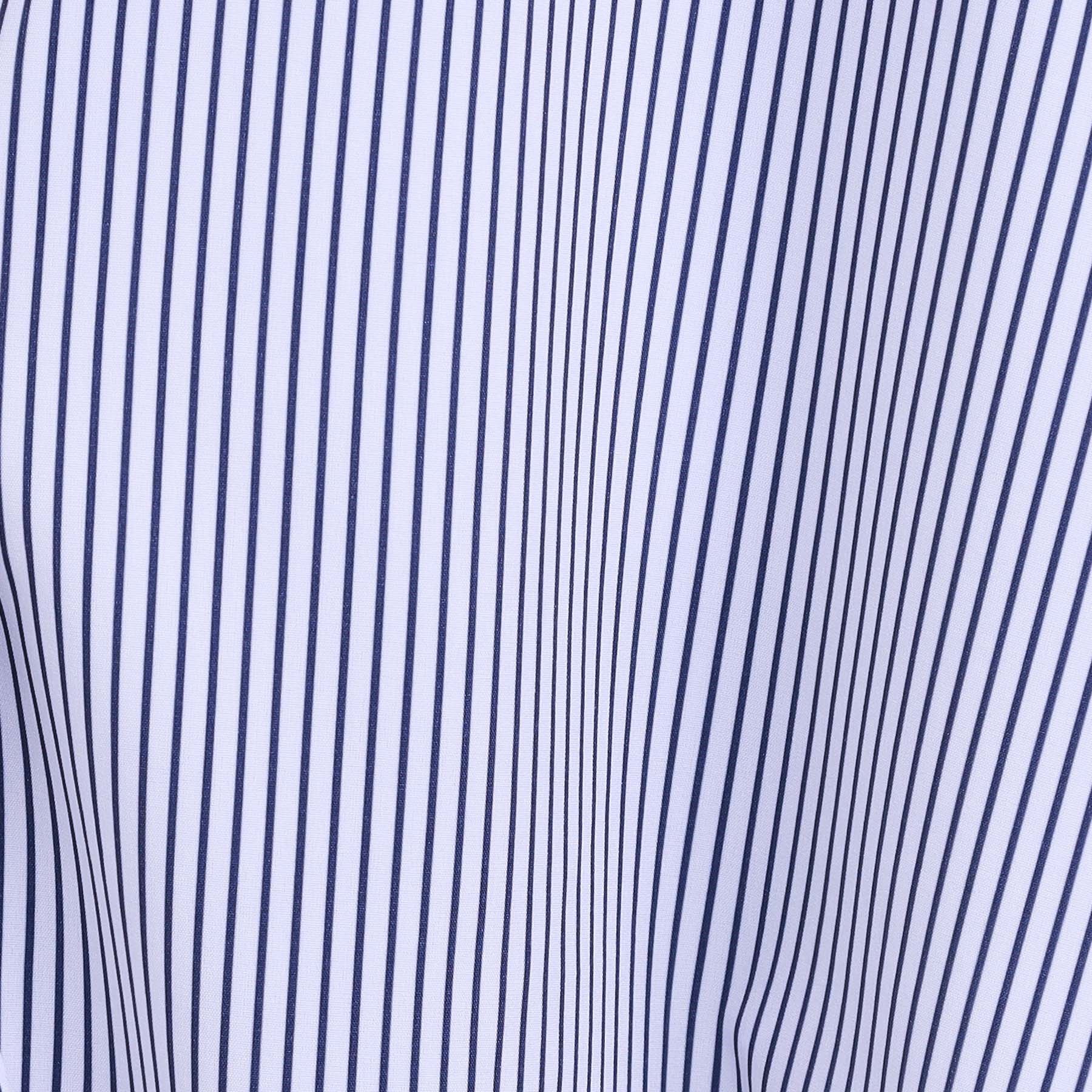 SHOO･LA･RUE「【ひんやり/UV/吸水速乾/洗濯後しわになりにくい】ラッシュガードにもなる ストライプ前開きシャツ」|シャツ・ブラウス|