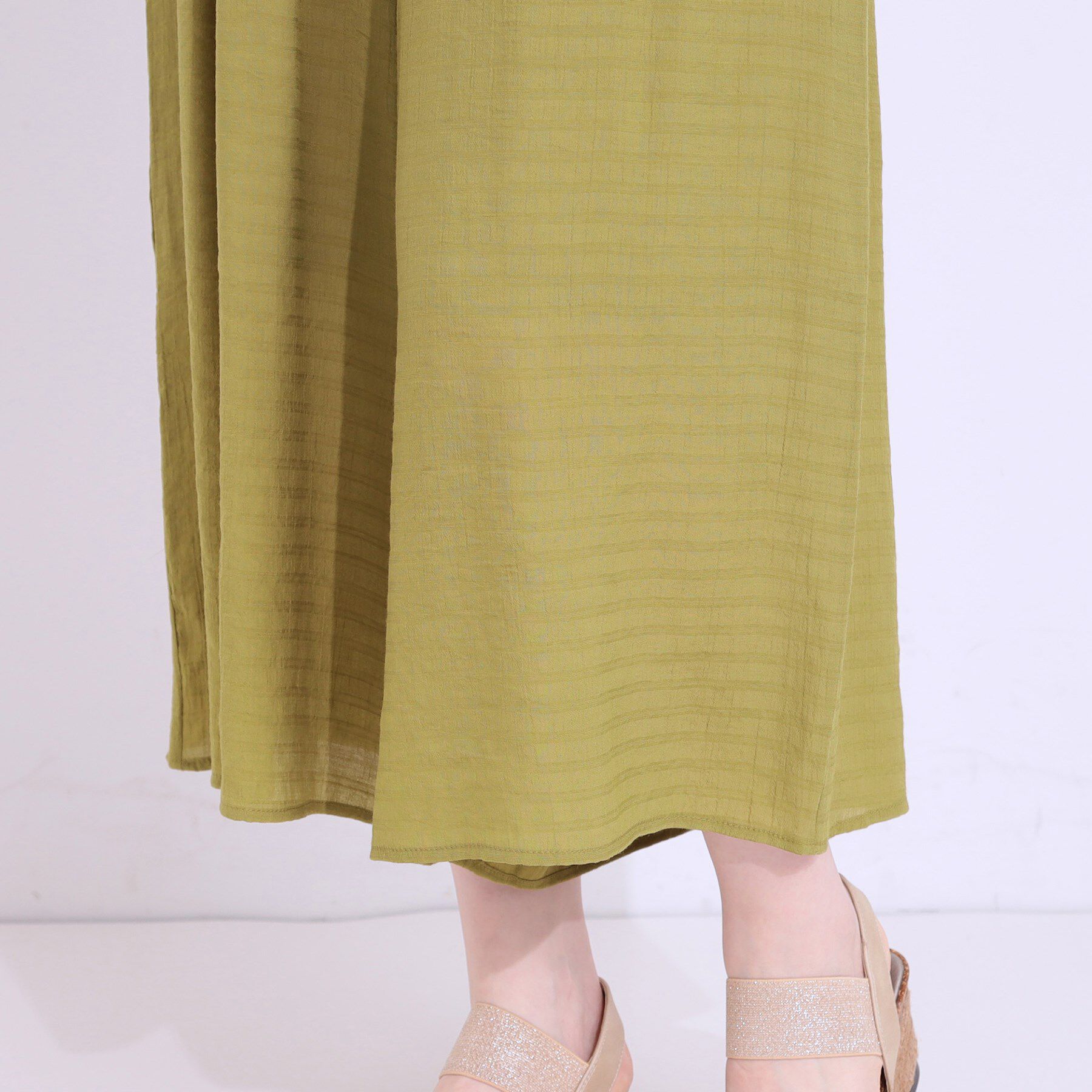 SHOO･LA･RUE「さらさらドビーイージーガウチョパンツ」|その他|