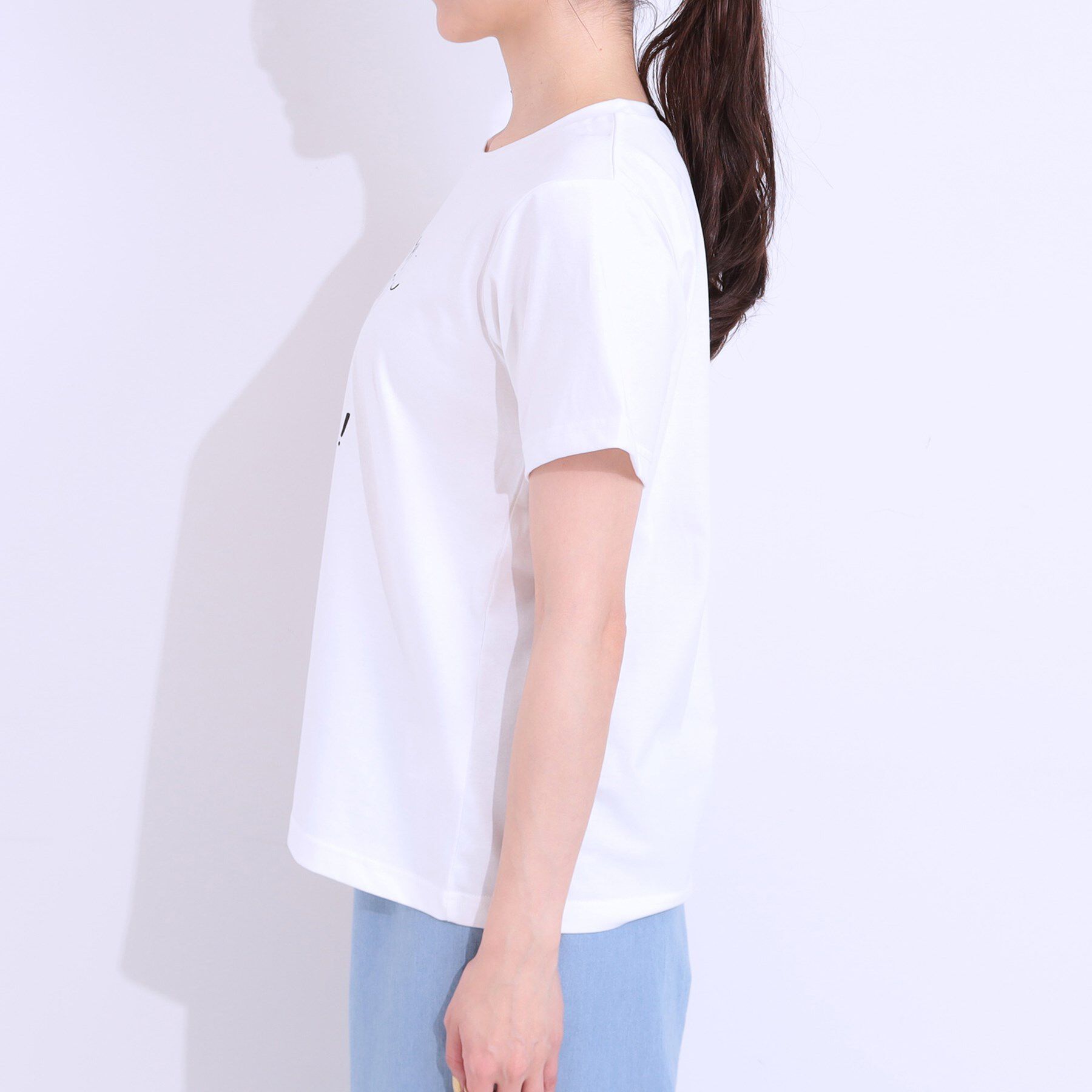 SHOO･LA･RUE「【S-LL/2点セット】大人カジュアルに レースビスチェ+プリントTシャツ」|その他|