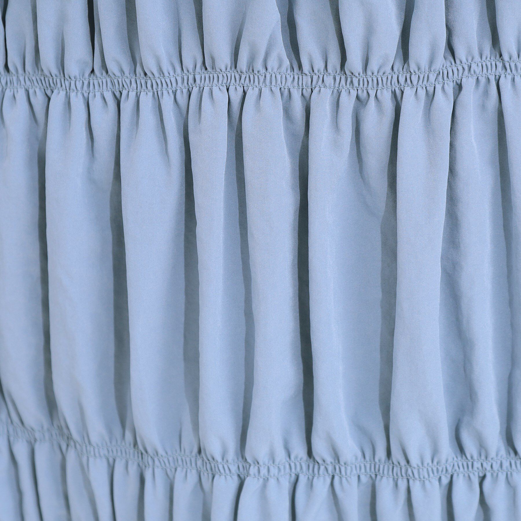 SHOO･LA･RUE「【S-LL】コーデが華やかに シャーリングデザインスカート」|スカート|