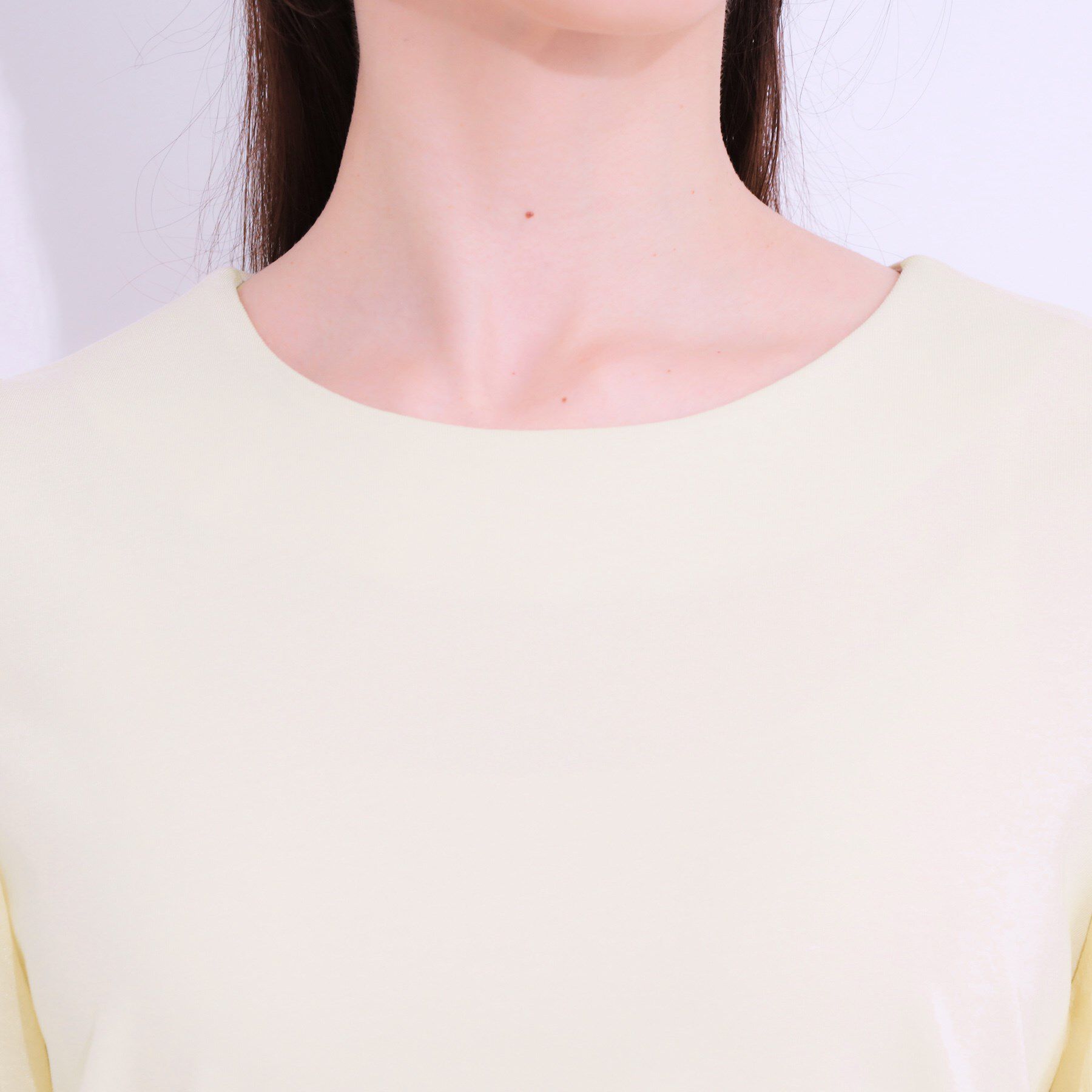 SHOO･LA･RUE「【S-LL/ひんやり/UV】お袖シアー バルーントップス」|Tシャツ・カットソー|