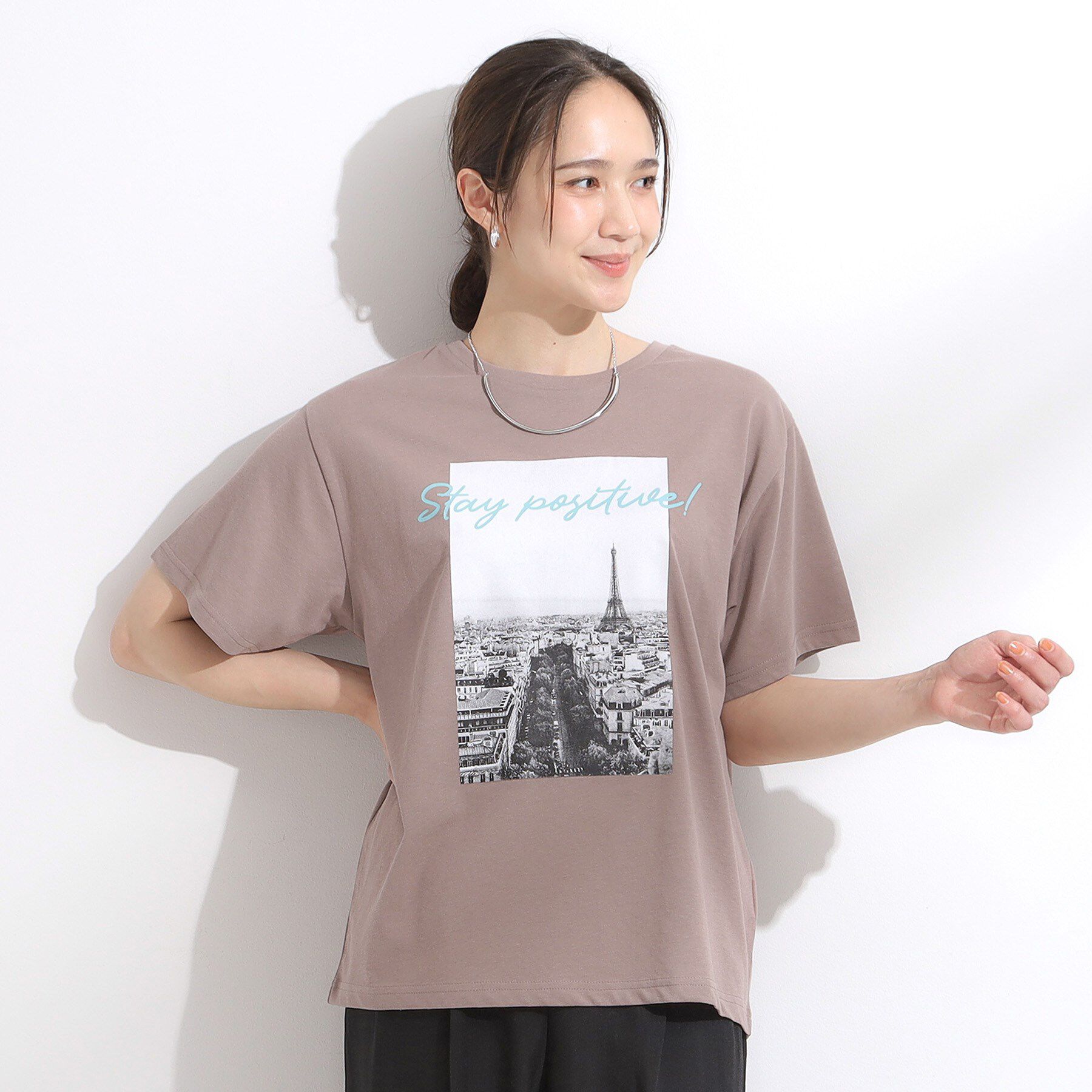 SHOO･LA･RUE「【S-LL/ひんやり/UV】選べる6柄でそれぞれ欲しくなる プリントTシャツ」|Tシャツ・カットソー|