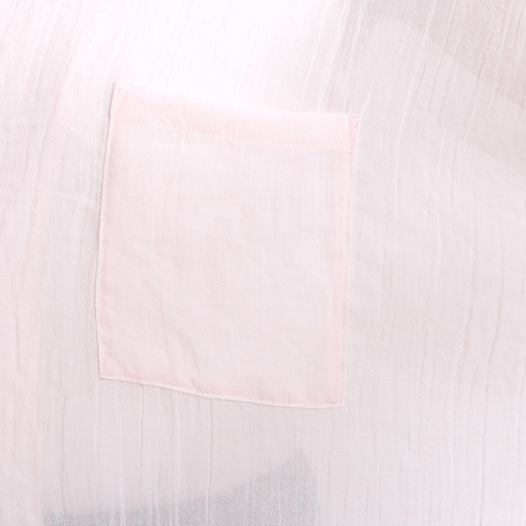 SHOO･LA･RUE「程よいシアー感 ポケットドルマン5分袖シャツ」|シャツ・ブラウス|