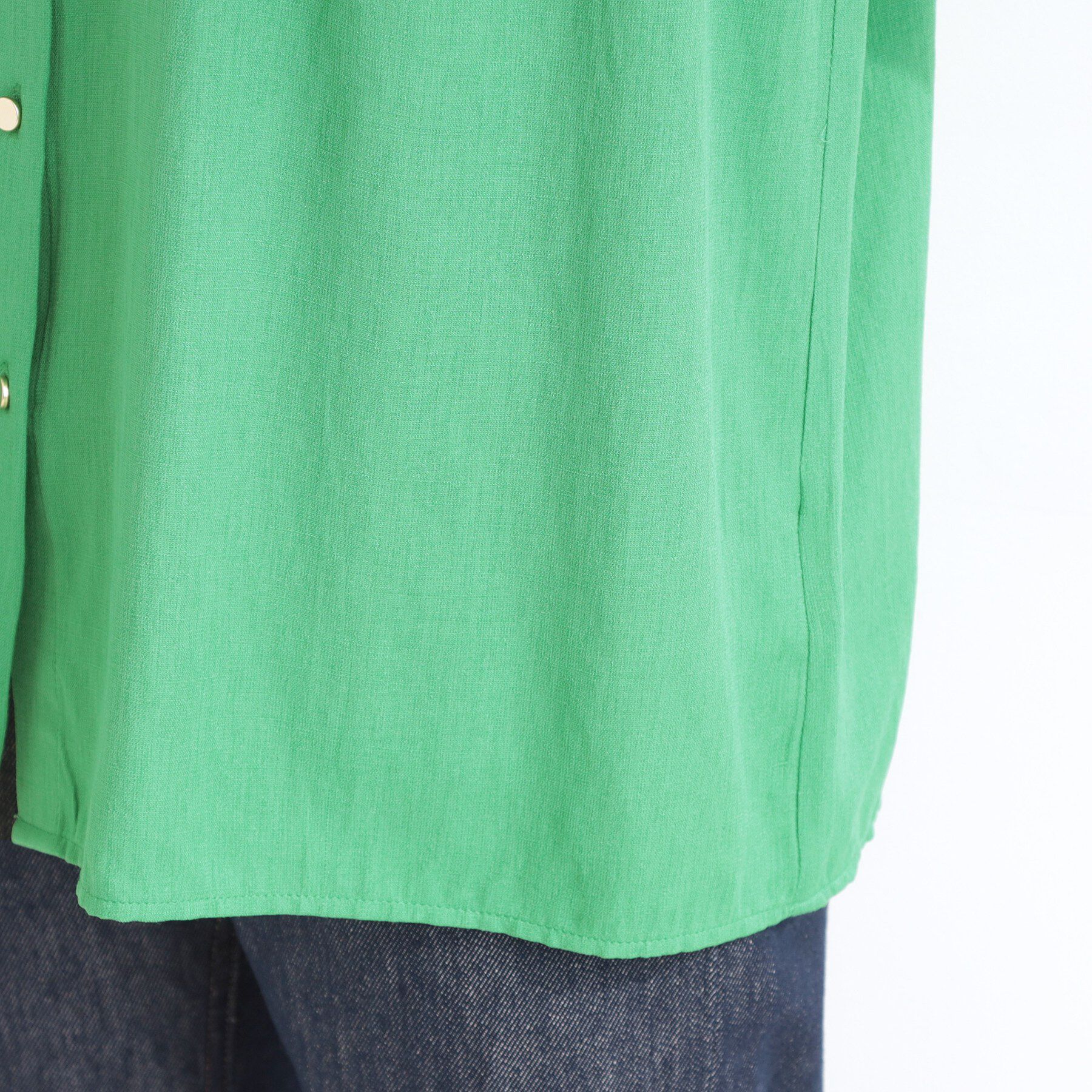 SHOO･LA･RUE「【S-LL/洗濯後しわになりにくい】上品にきれい見え スラブギャザーブラウス」|シャツ・ブラウス|