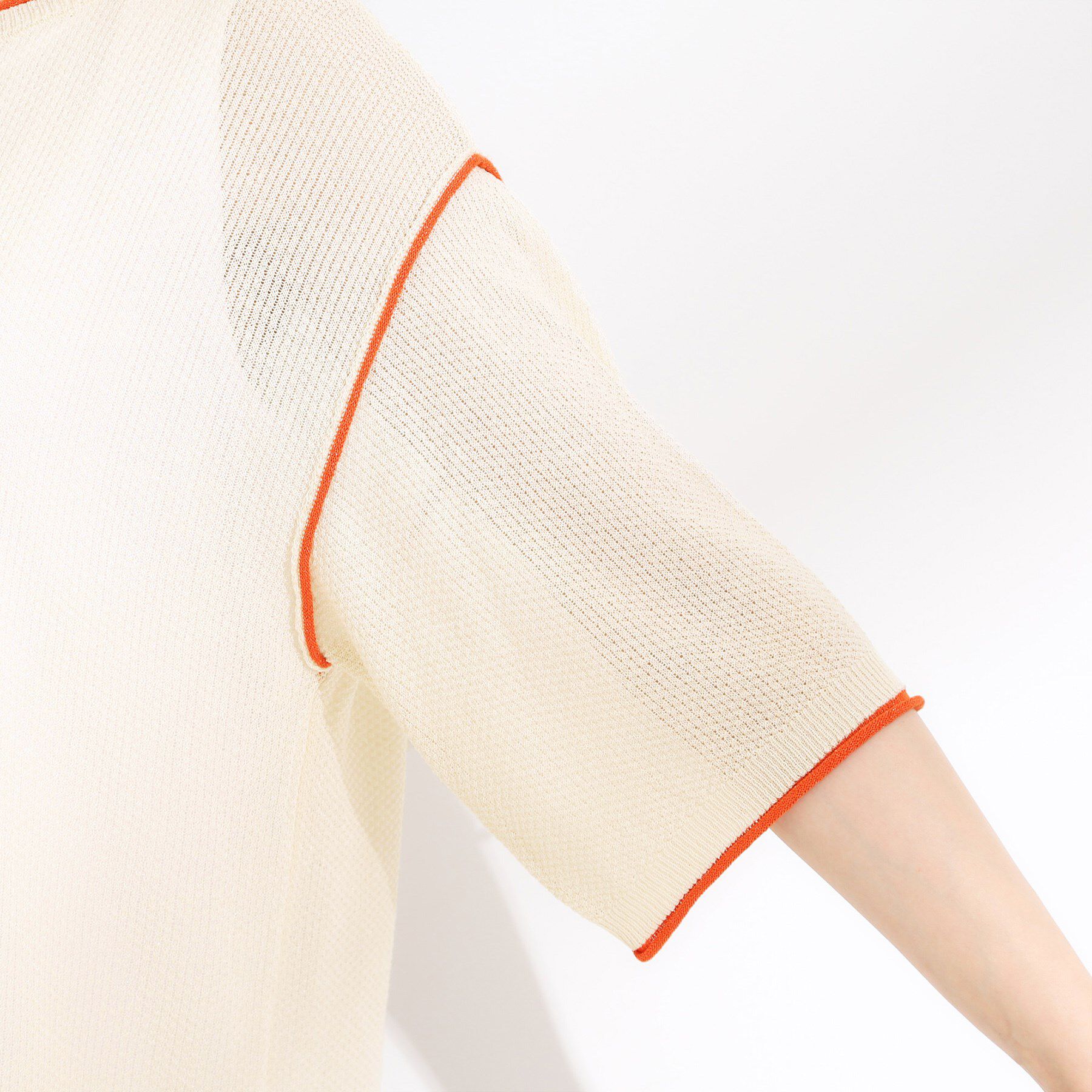 SHOO･LA･RUE「【S-LL/2点セット】配色使いがアクセント 半袖ニット+タンクトップ」|その他|