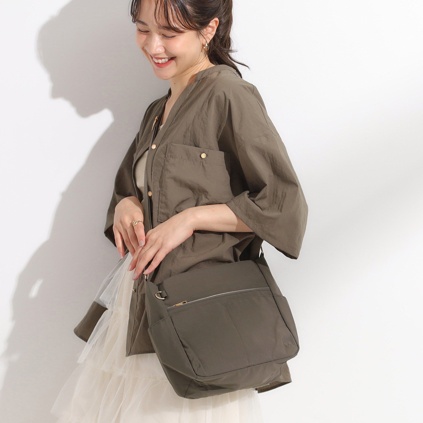 SHOO･LA･RUE「【撥水】10ポケットショルダーバッグ」|ショルダー・メッセンジャー|