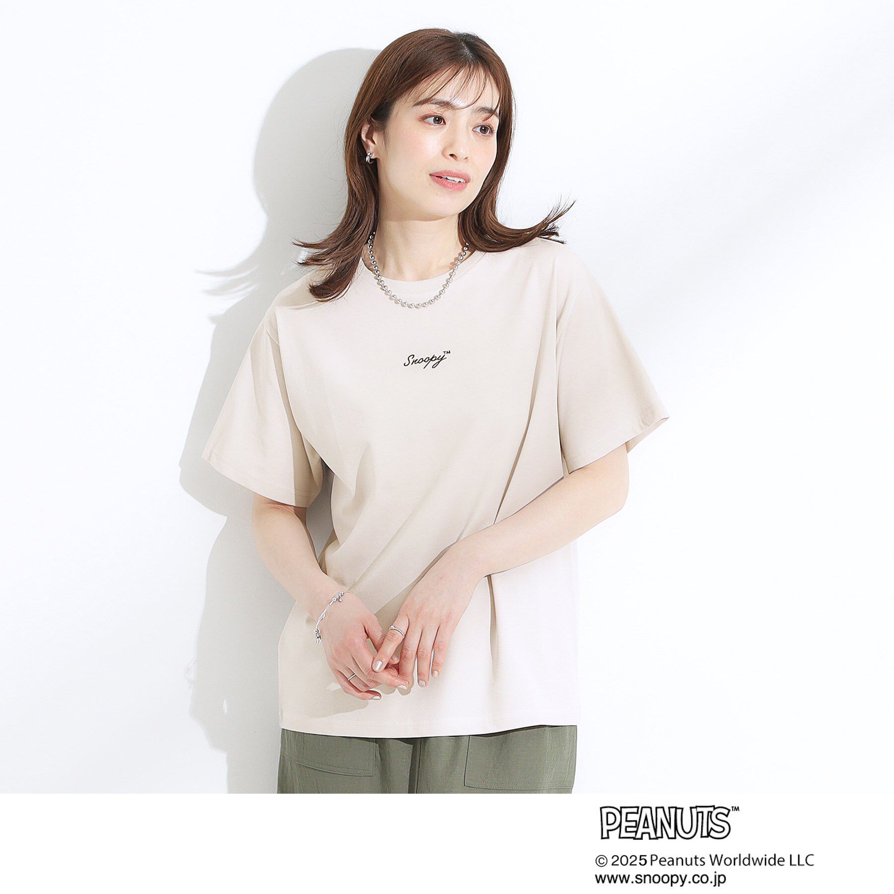 SHOO･LA･RUE「【PEANUTS】ひんやりTシャツ」|Tシャツ・カットソー|