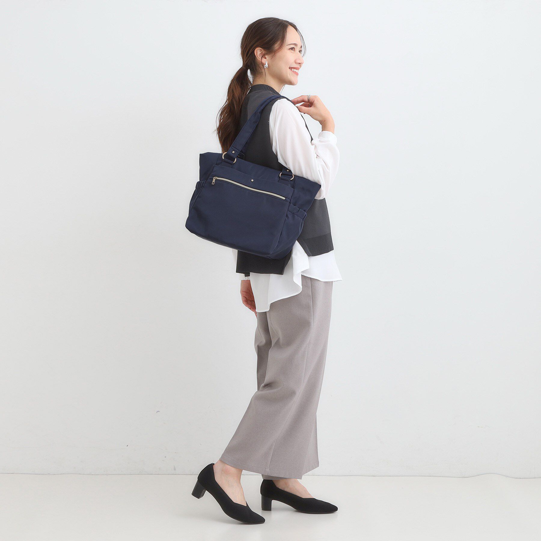 SHOO･LA･RUE「【撥水】整理整頓できちゃうトートバッグ」|トートバッグ|