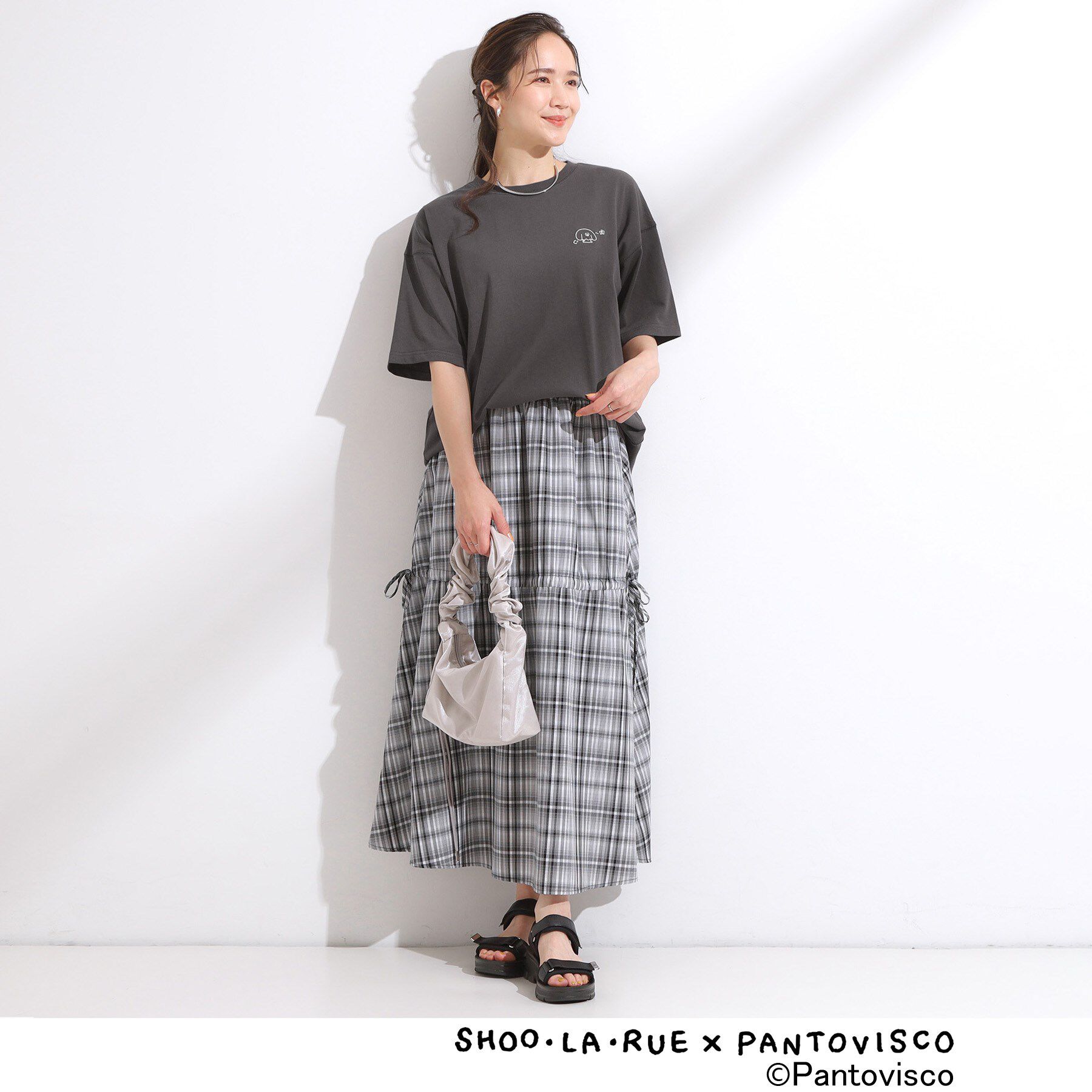 SHOO･LA･RUE「【パントビスコ／ぺろち】プリントTシャツ」|Tシャツ・カットソー|