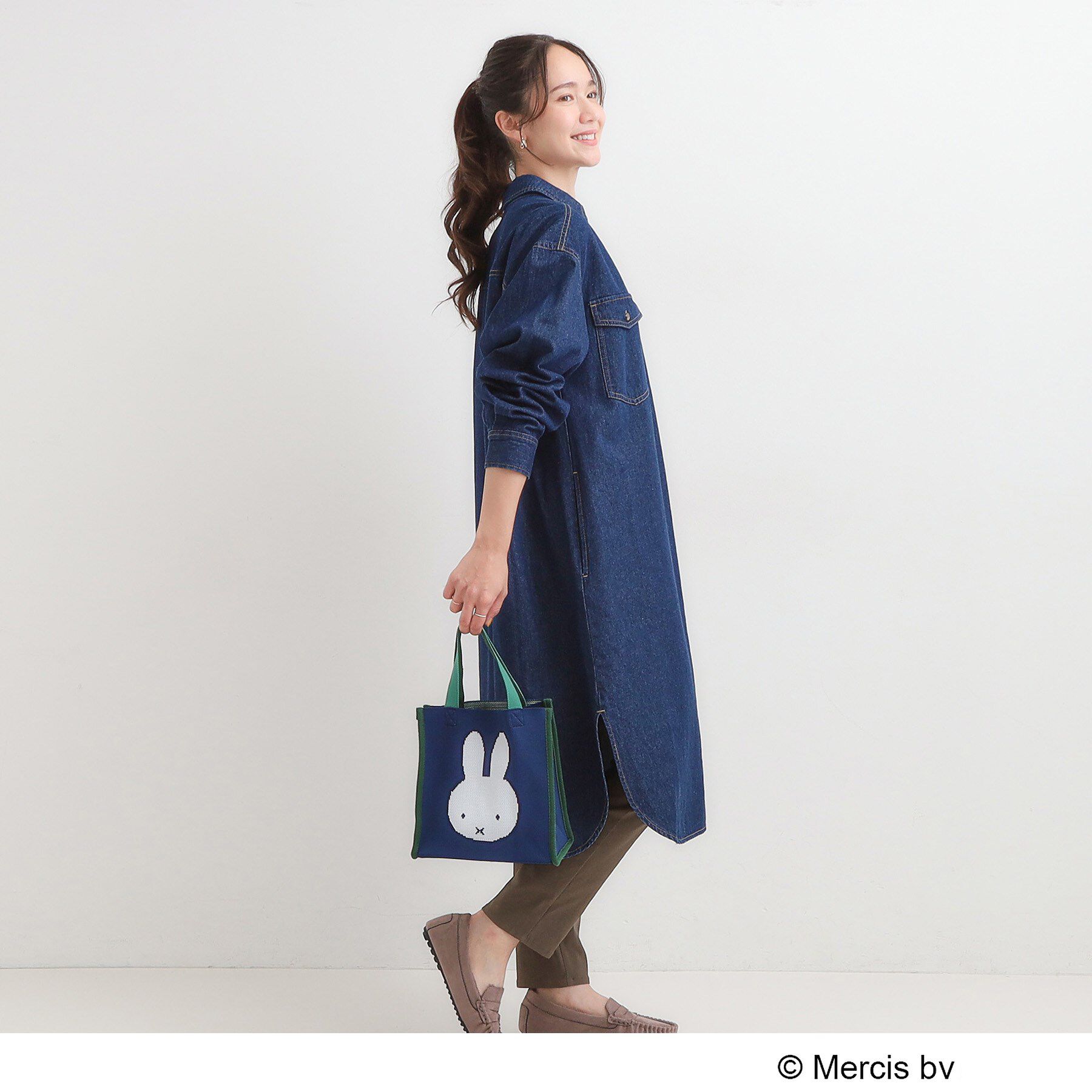 SHOO･LA･RUE「【ミッフィー】ニッティングトート」|トートバッグ|