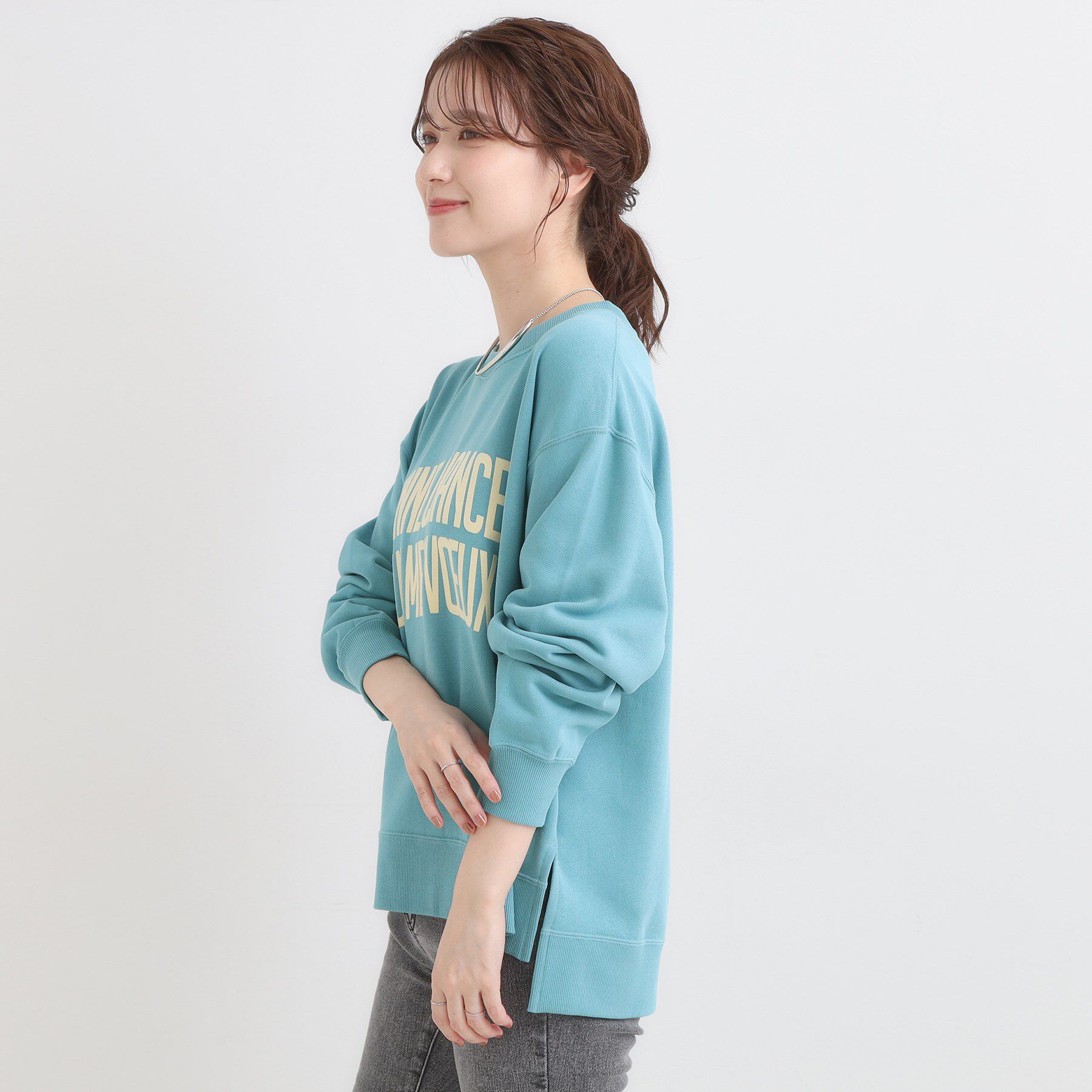 SHOO･LA･RUE「グラフィックアソート裏毛スウェット」|パーカー|