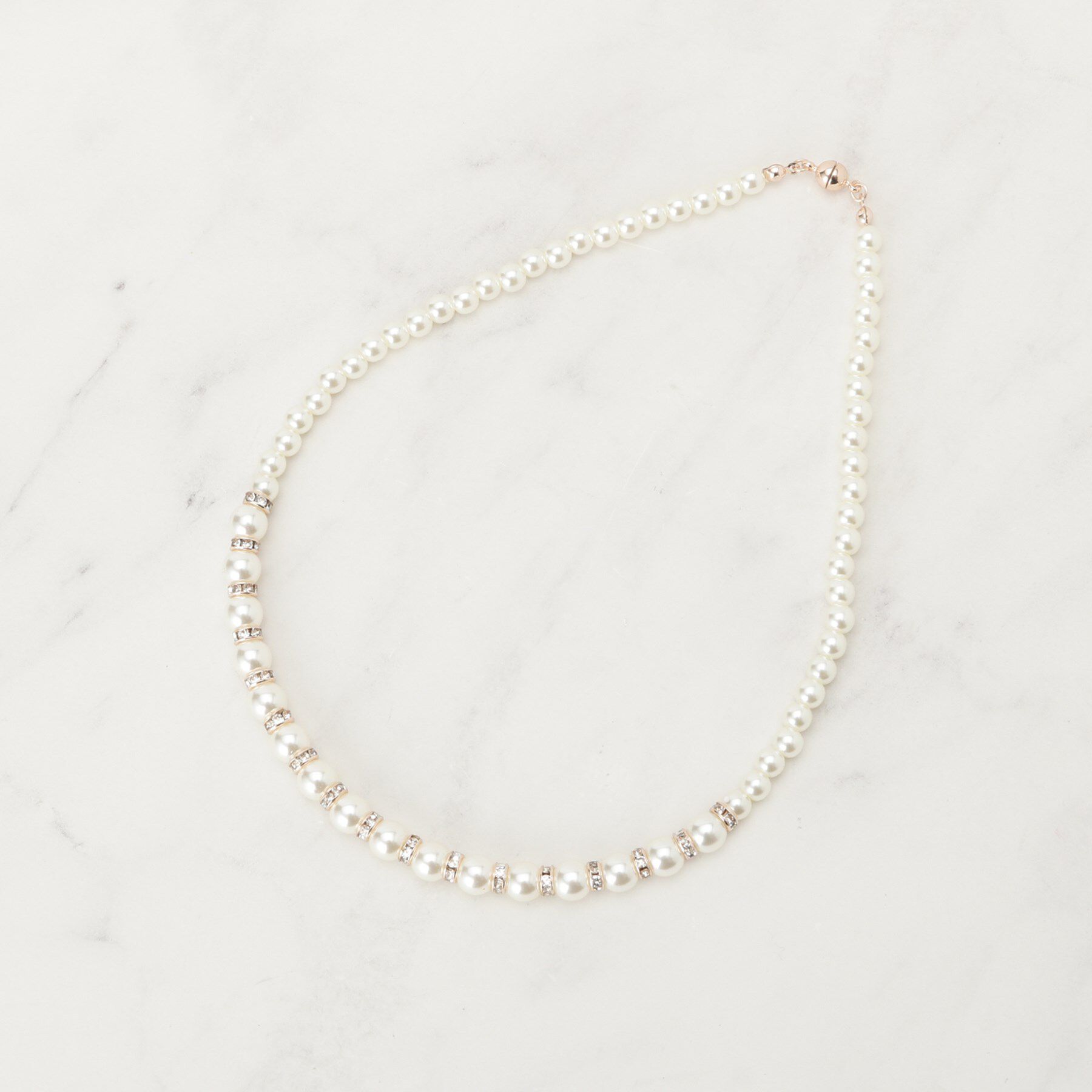 SHOO･LA･RUE「【セレモニー】ロンデルマグネットネックレス」|ネックレス|ピンクゴールド(00