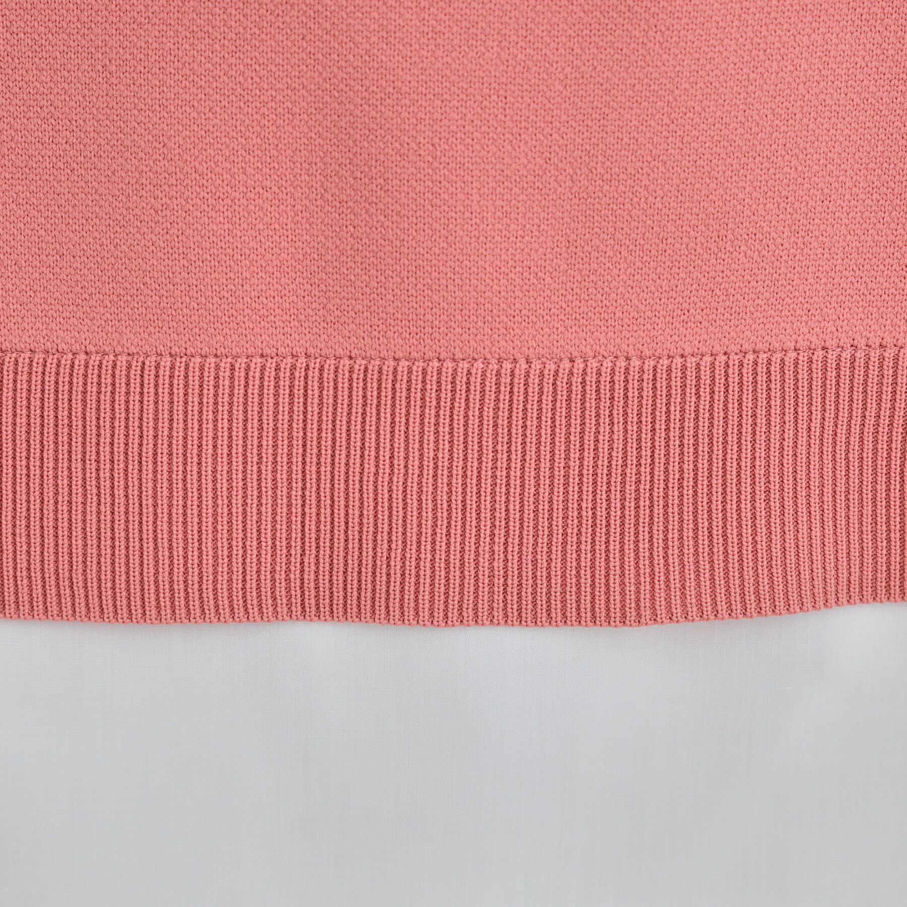 SHOO･LA･RUE「【高レビュー/洗濯機可/S-LL】さらに軽くなった スポンディッシュ裾フェイクトップス」|ニット・セーター|