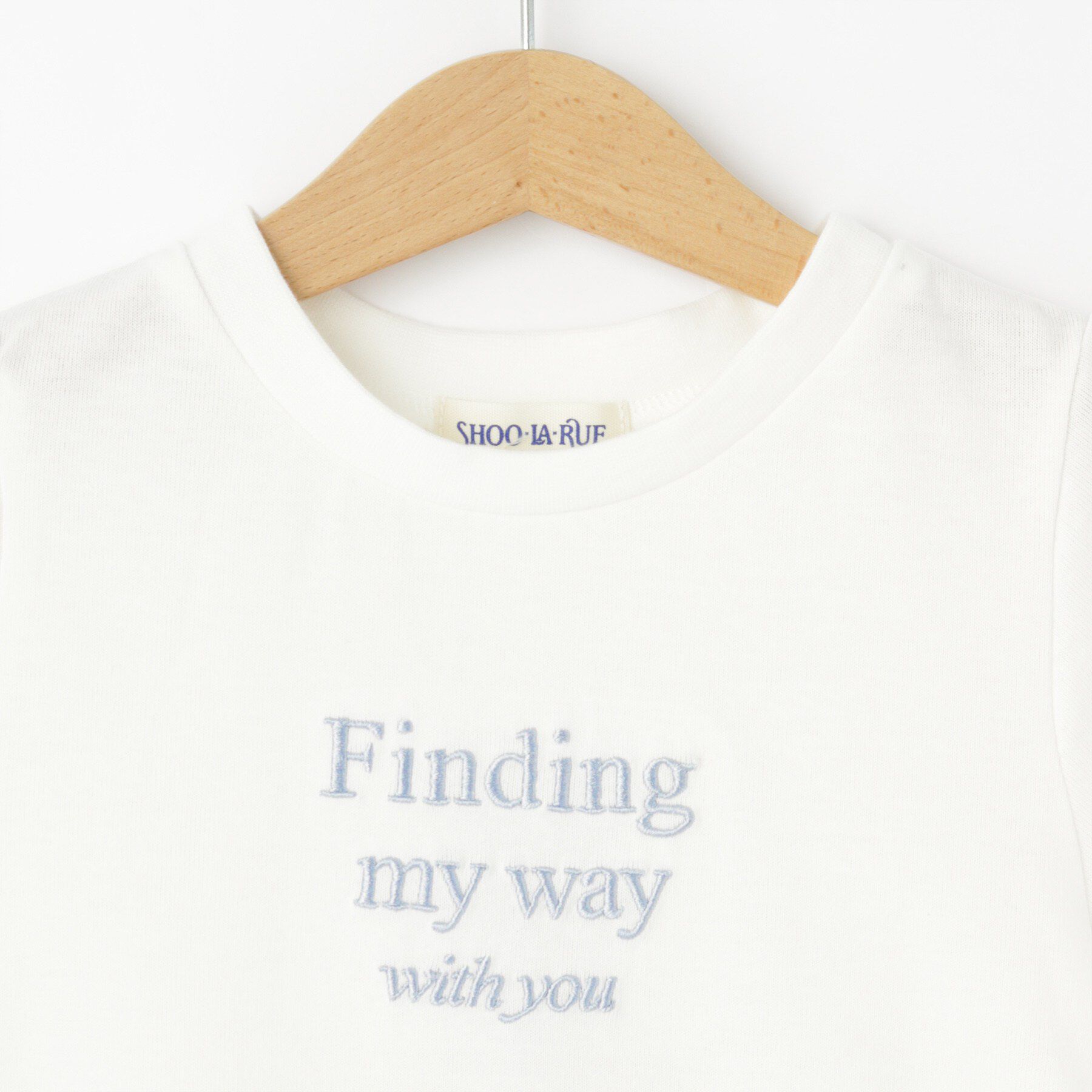 SHOO･LA･RUE「【110-150cm】レースデザインTシャツ」|Tシャツ・カットソー|