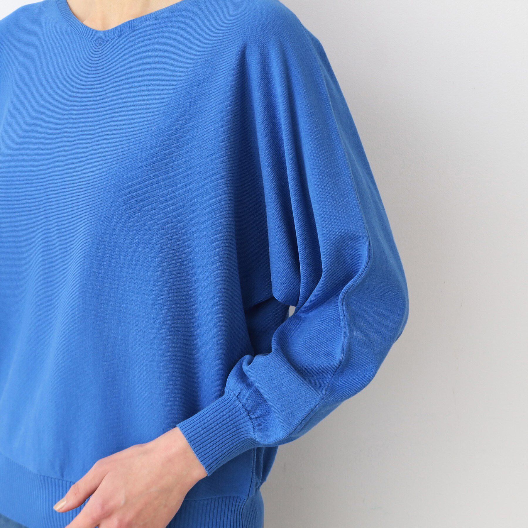 Dessin「【洗える】後ろボタンニットプルオーバー長袖（XS～L）」|ニット・セーター|