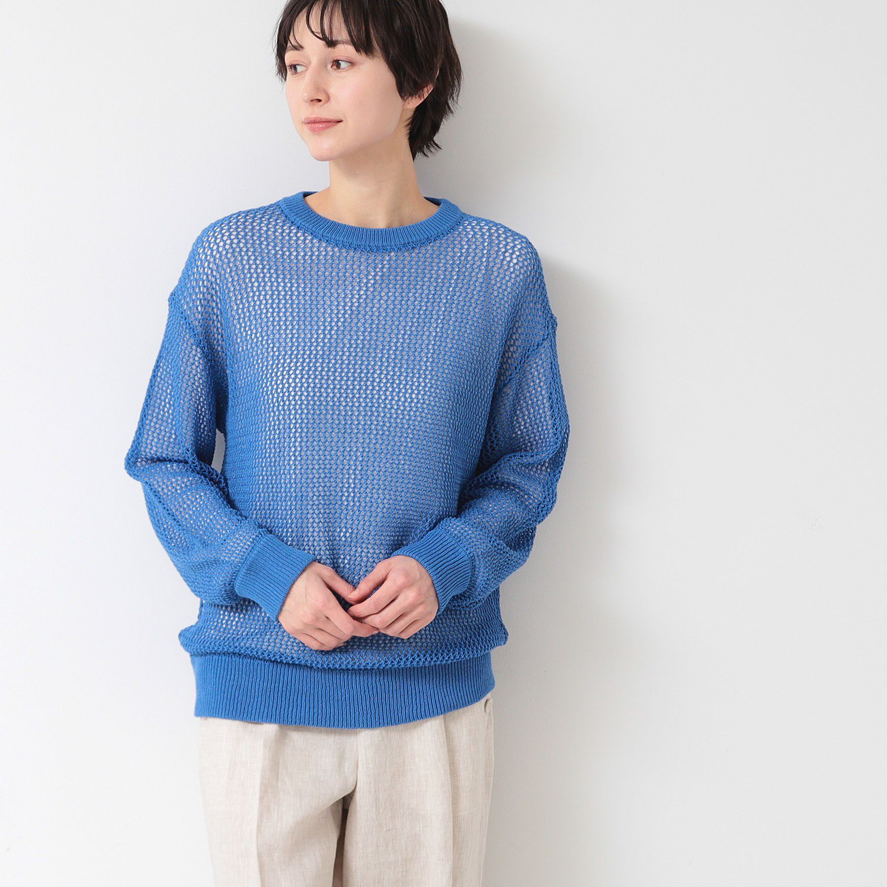 Dessin「【洗える】メッシュニット（S～L）」|ニット・セーター|
